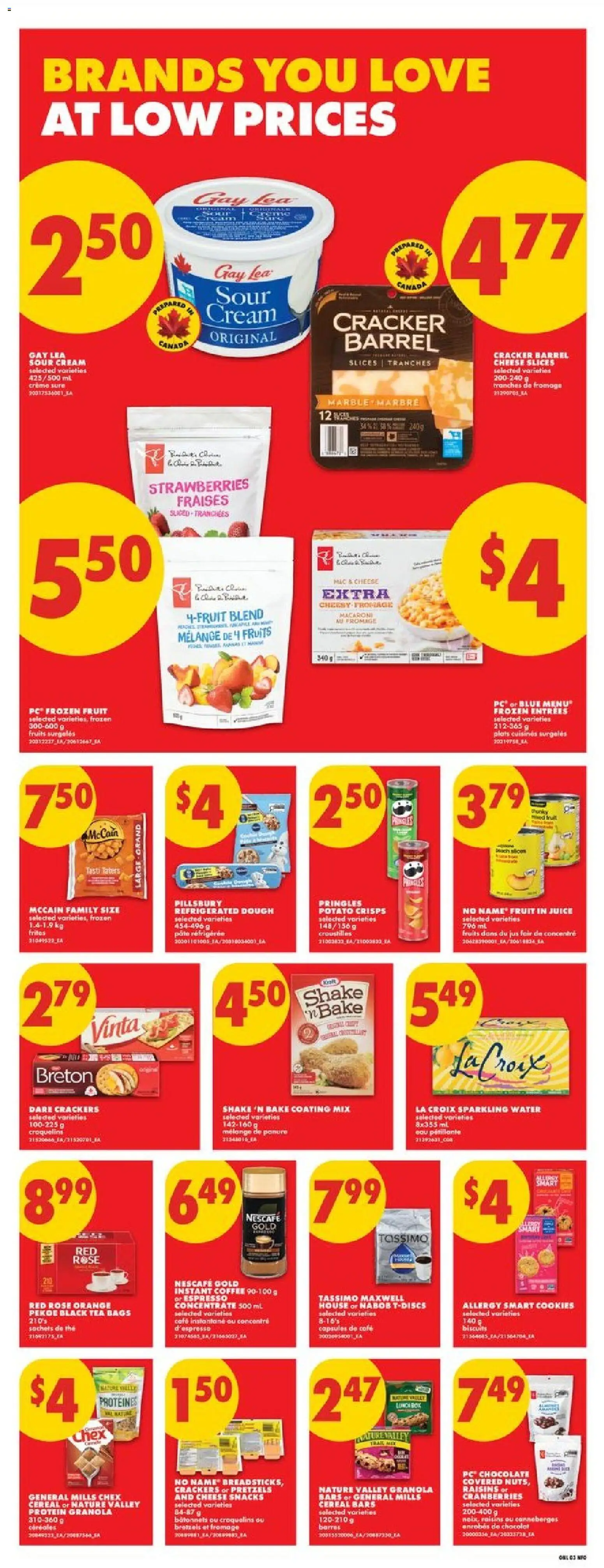 No Frills flyer valid from Sep 3, 2026 | Page: 7 | Products: Strawberries, Instant coffee, PC, Capsules