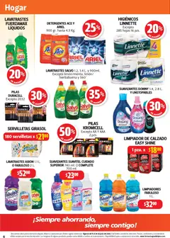 Vista previa de Farmacia Guadalajara catálogo, nuevo folleto de la tienda, válido en México a partir del 15/06/2026 | Página: 6 | Productos: Brillo, Papel higiénico, Servilletas, Pilas