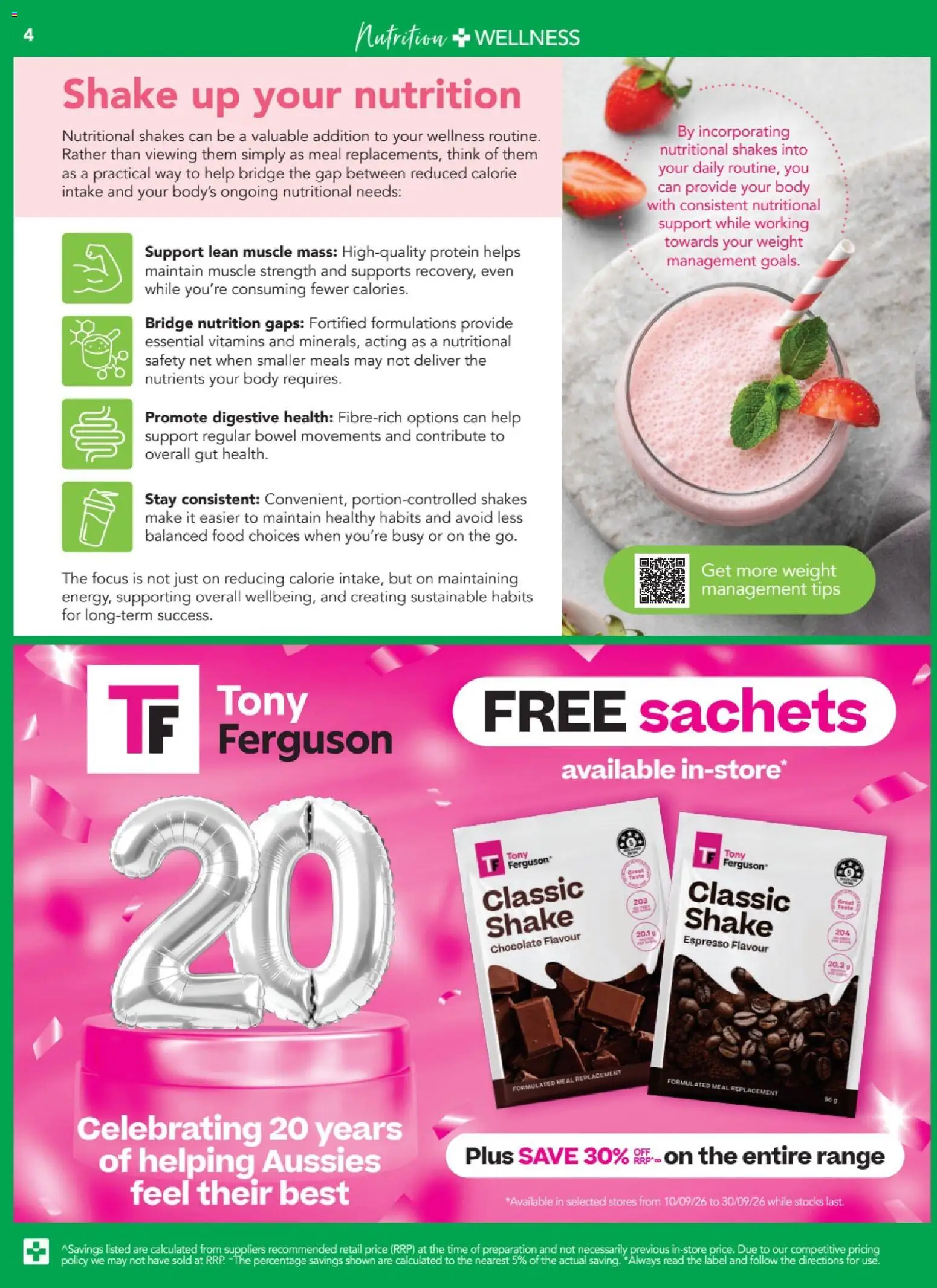 Terry White catalogue - valid from 10/09/2026 | Page: 4 | Products: Sachets, Sustainable, Nutrients, Weight