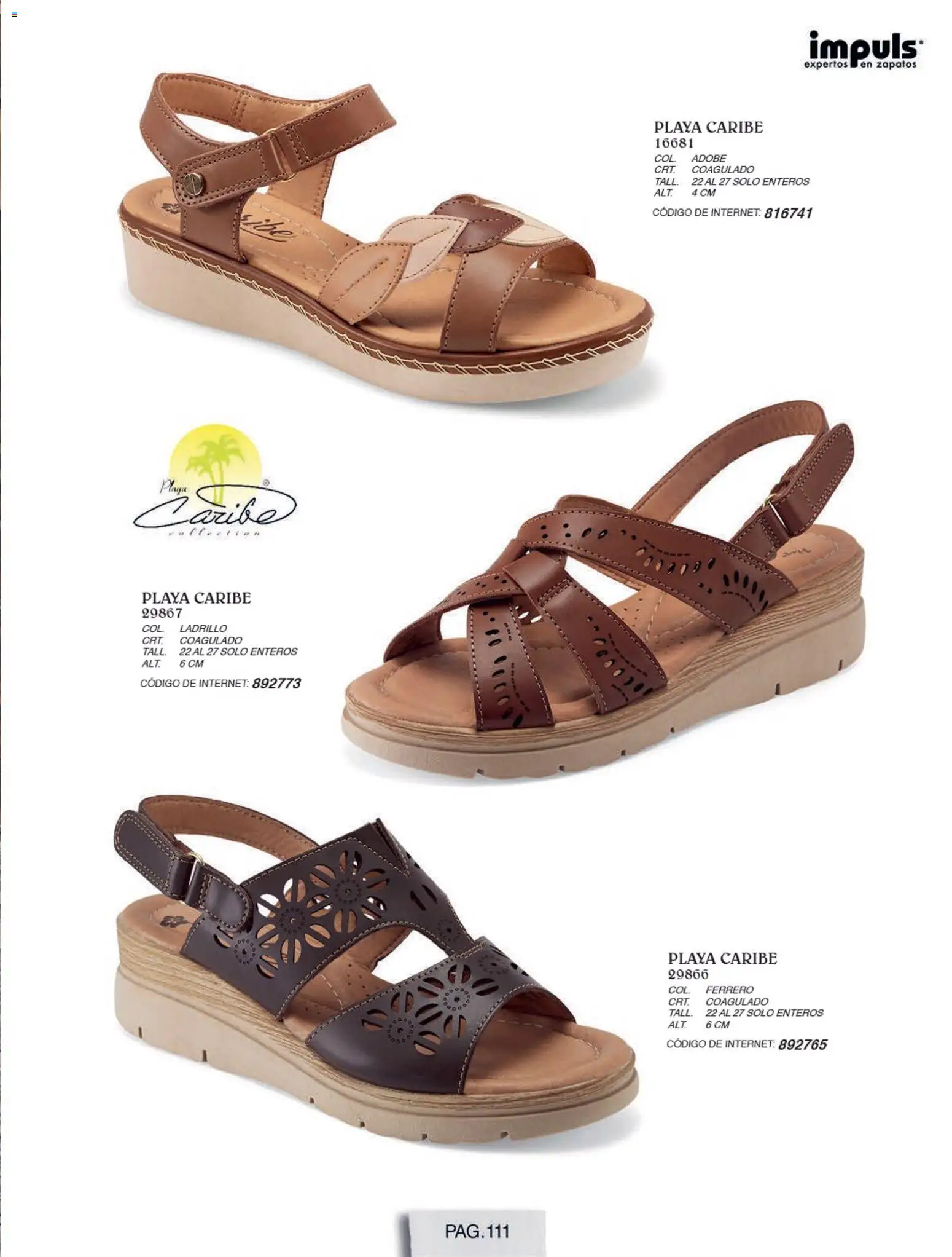 Nuevas ofertas de Impuls válidas en toda la República Mexicana desde el 01/07/2026. ¡Encuentra las mejores ofertas en Impuls catálogo Otoño Invierno! | Página: 113 | Productos: Zapatos, Ladrillo