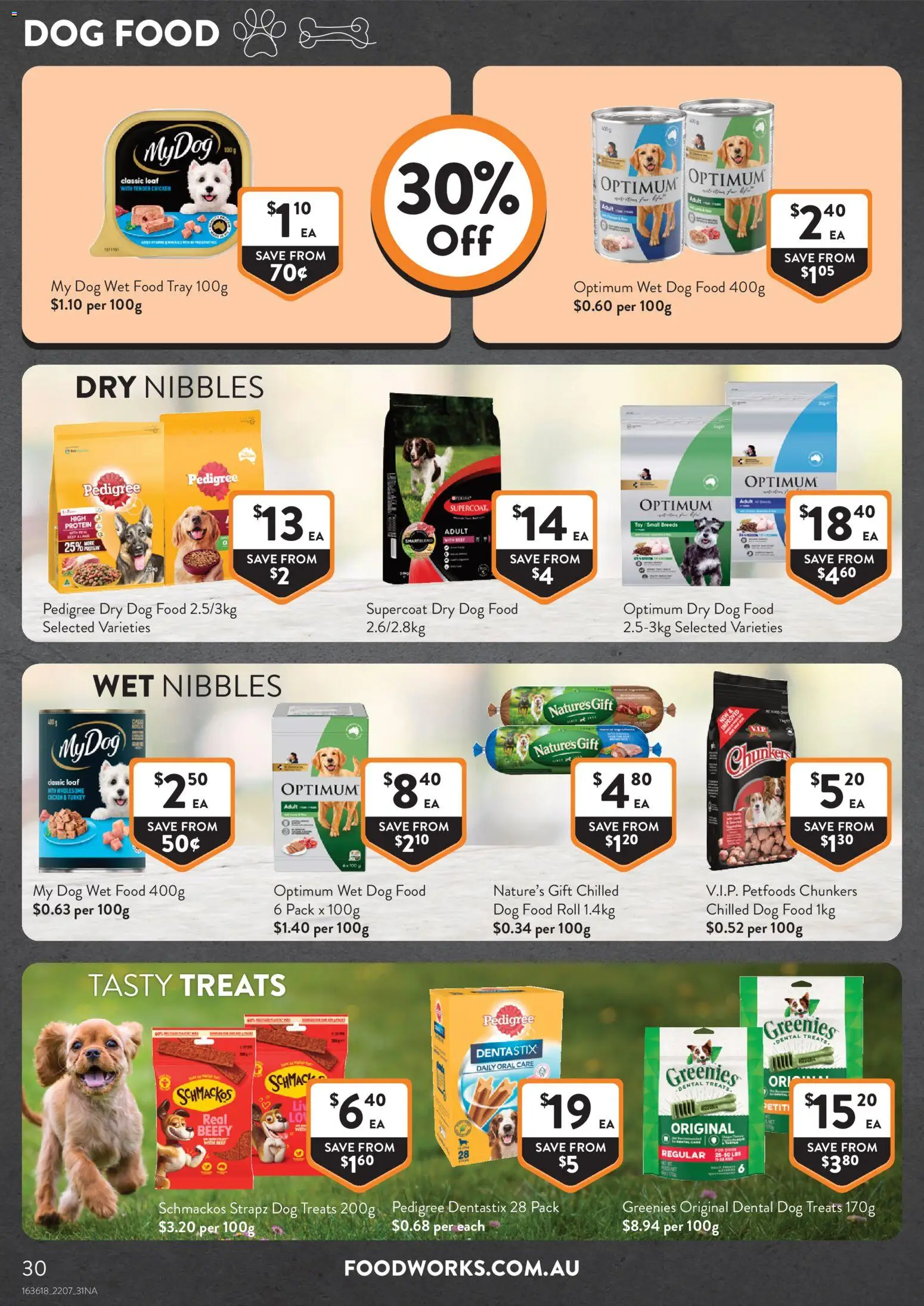 Foodworks catalogue - valid from 22/07/2026 | Page: 30 | Products: Chicken, Dog food, Turkey