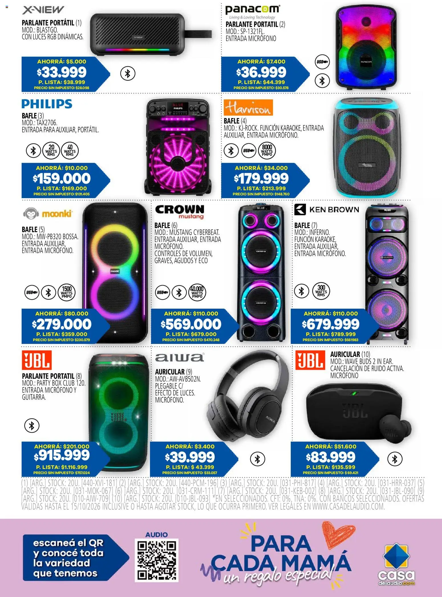 Casa del Audio catálogo │ válido desde el 01/10/2026 | Página: 19