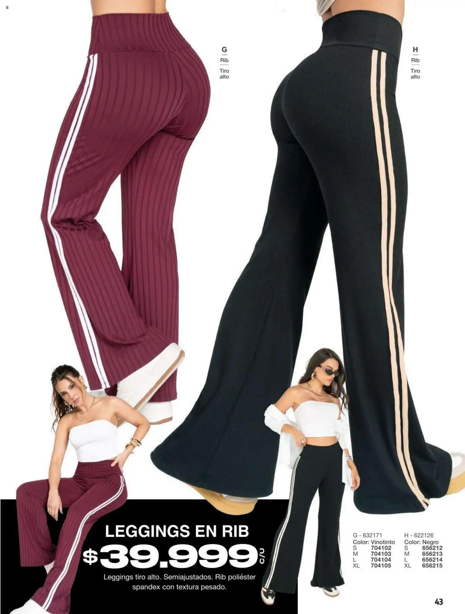 Carmel revista - valida desde el 11/08/2026 | Página: 43 | Productos: Leggings