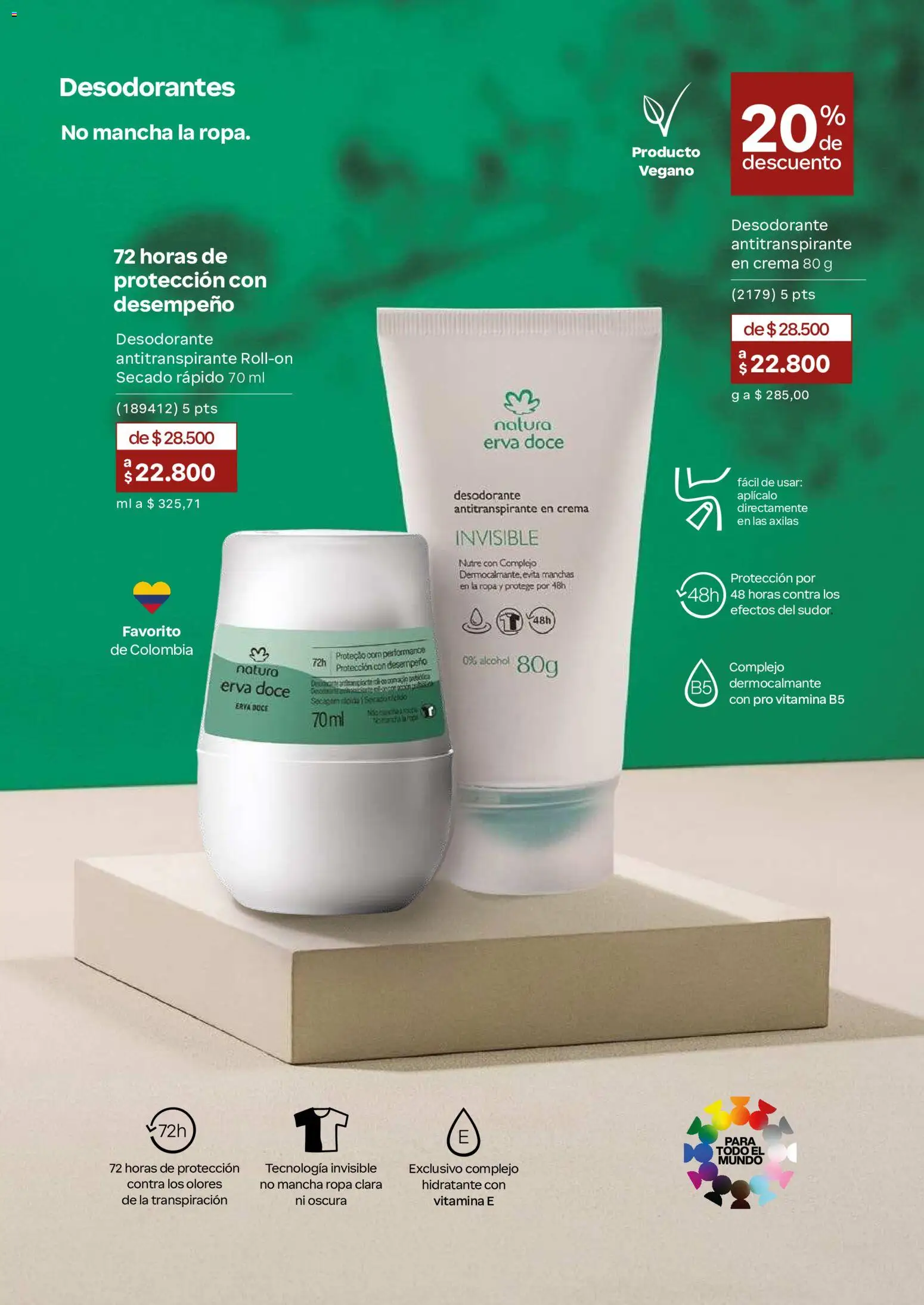 Natura revista - valida desde el 11.06.2026 | Página: 122 | Productos: Crema, Desodorante, Ropa, Tintura
