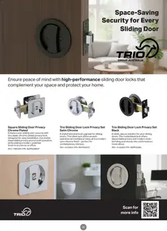 Preview of Mitre 10 Door & Door Furniture E-selection Guide 2025 - valid from 05/02/2026 | Page: 20 | Products: Decor, Door, Sliding door