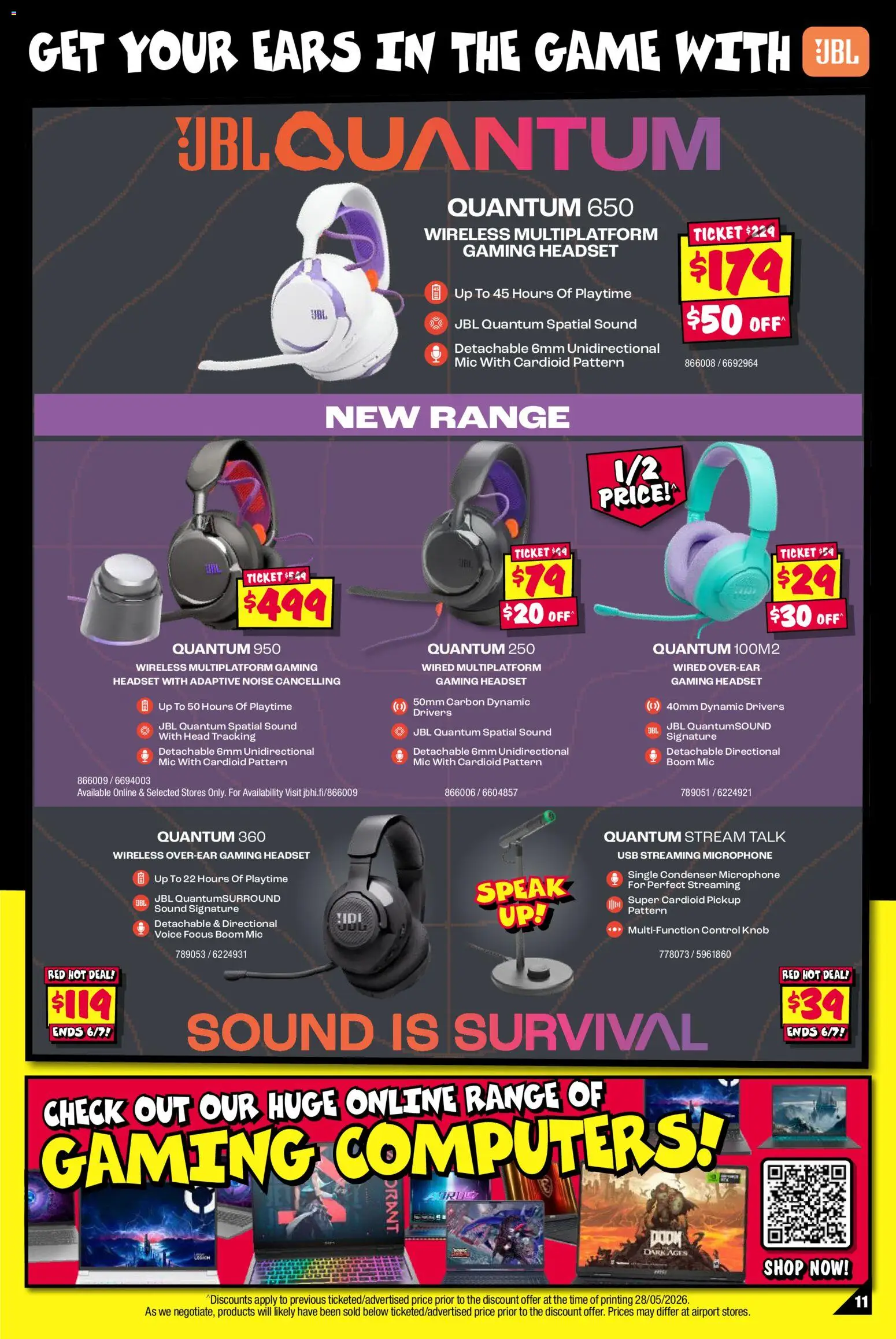 JB Hi-Fi catalogue - valid from 09.06.2026 | Page: 11 | Products: Headset, Game, Microphone, Usb