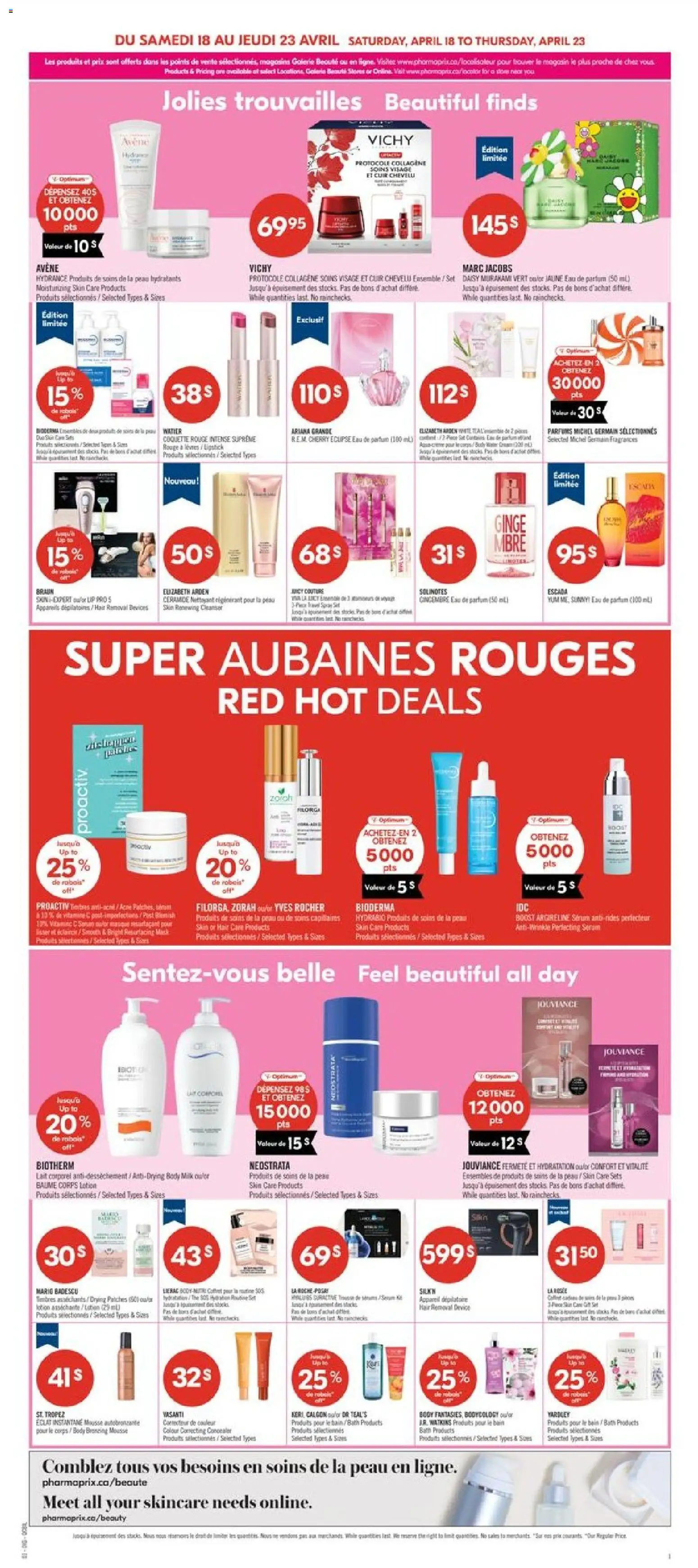Pharmaprix flyer valid from 17.04.2026 | Page: 11 | Products: Tea, Concealer, Body lotion, Milk