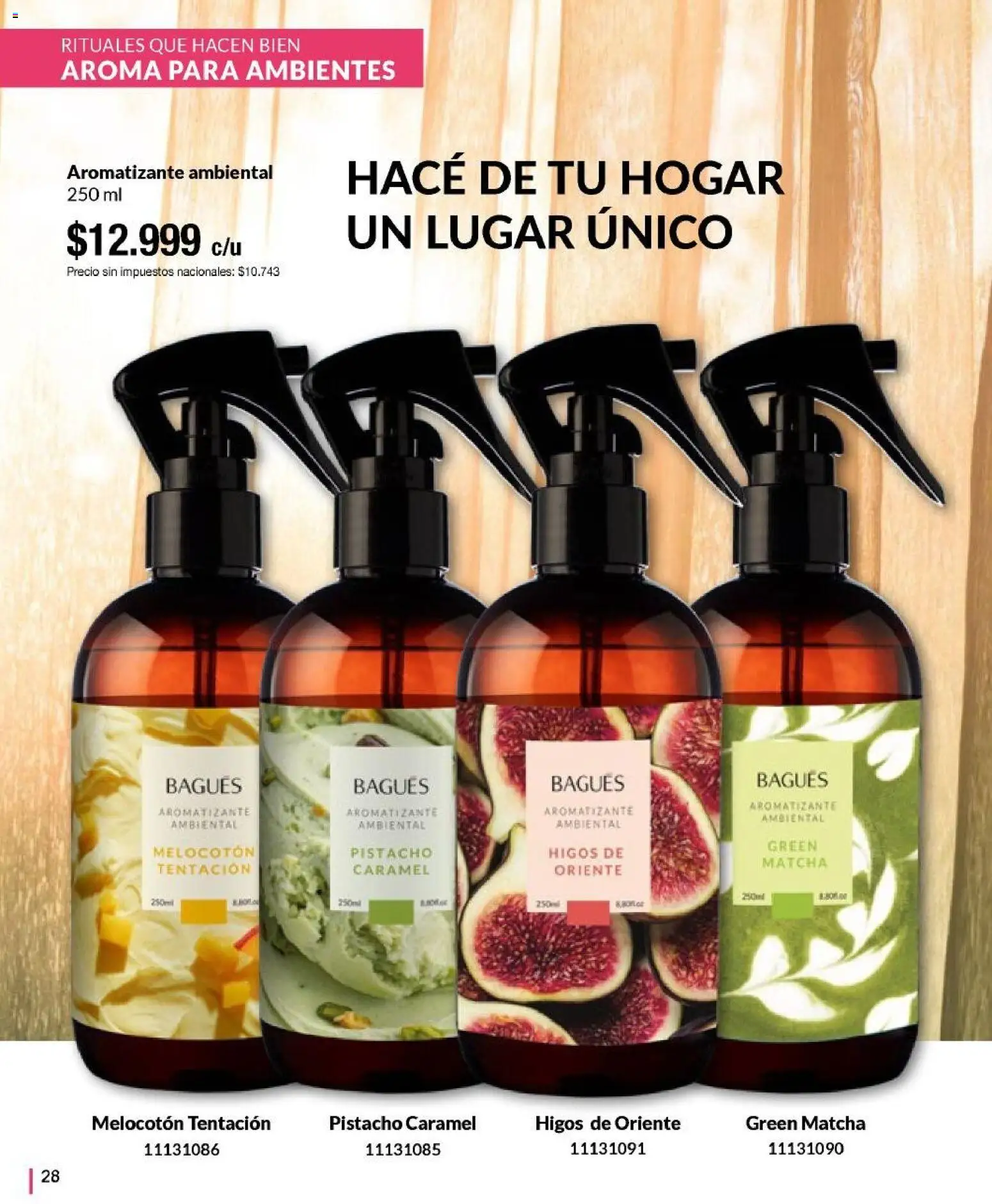 Bagués catálogo │ válido desde el 21/09/2026 | Página: 28 | Productos: Higos, Matcha