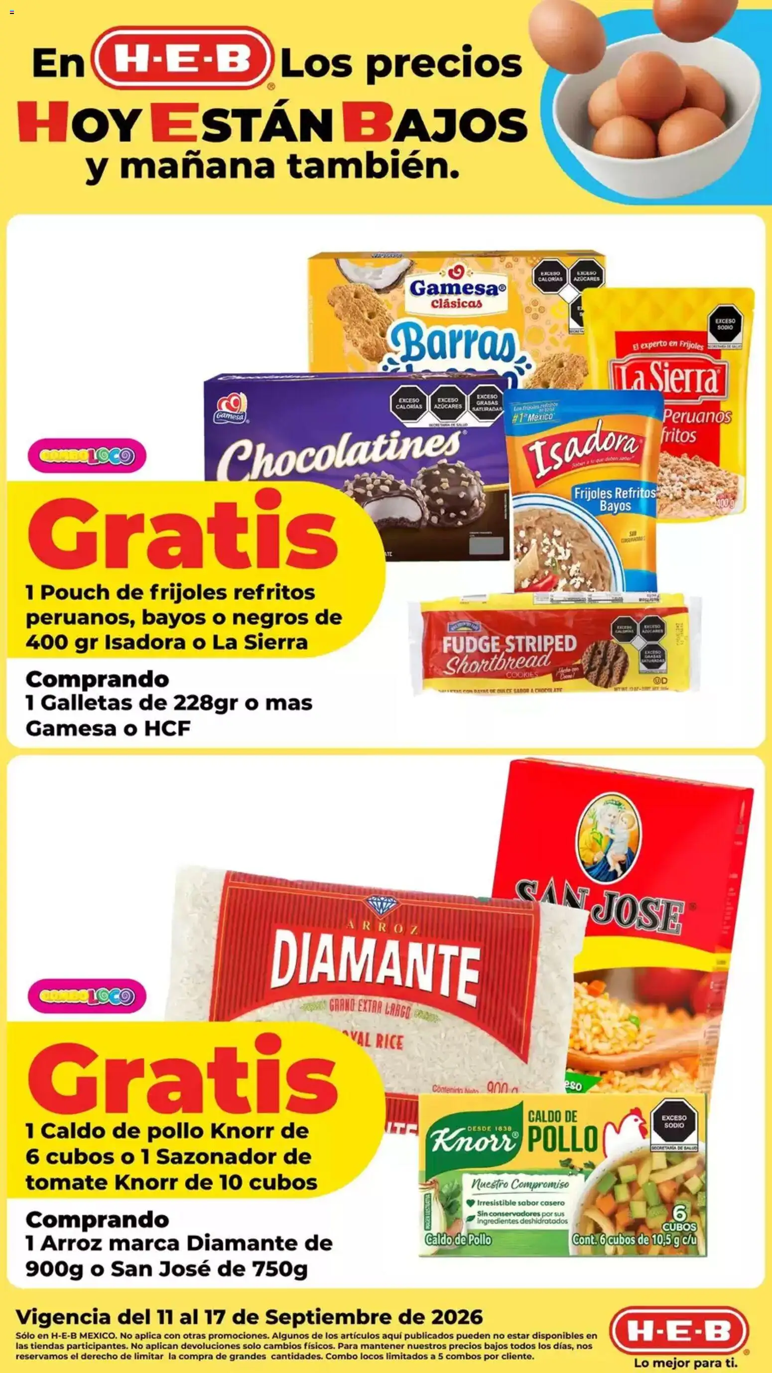 Nuevas ofertas de H-E-B válidas en toda la República Mexicana desde el 11/09/2026. ¡Encuentra las mejores ofertas en H-E-B folleto! | Página: 6