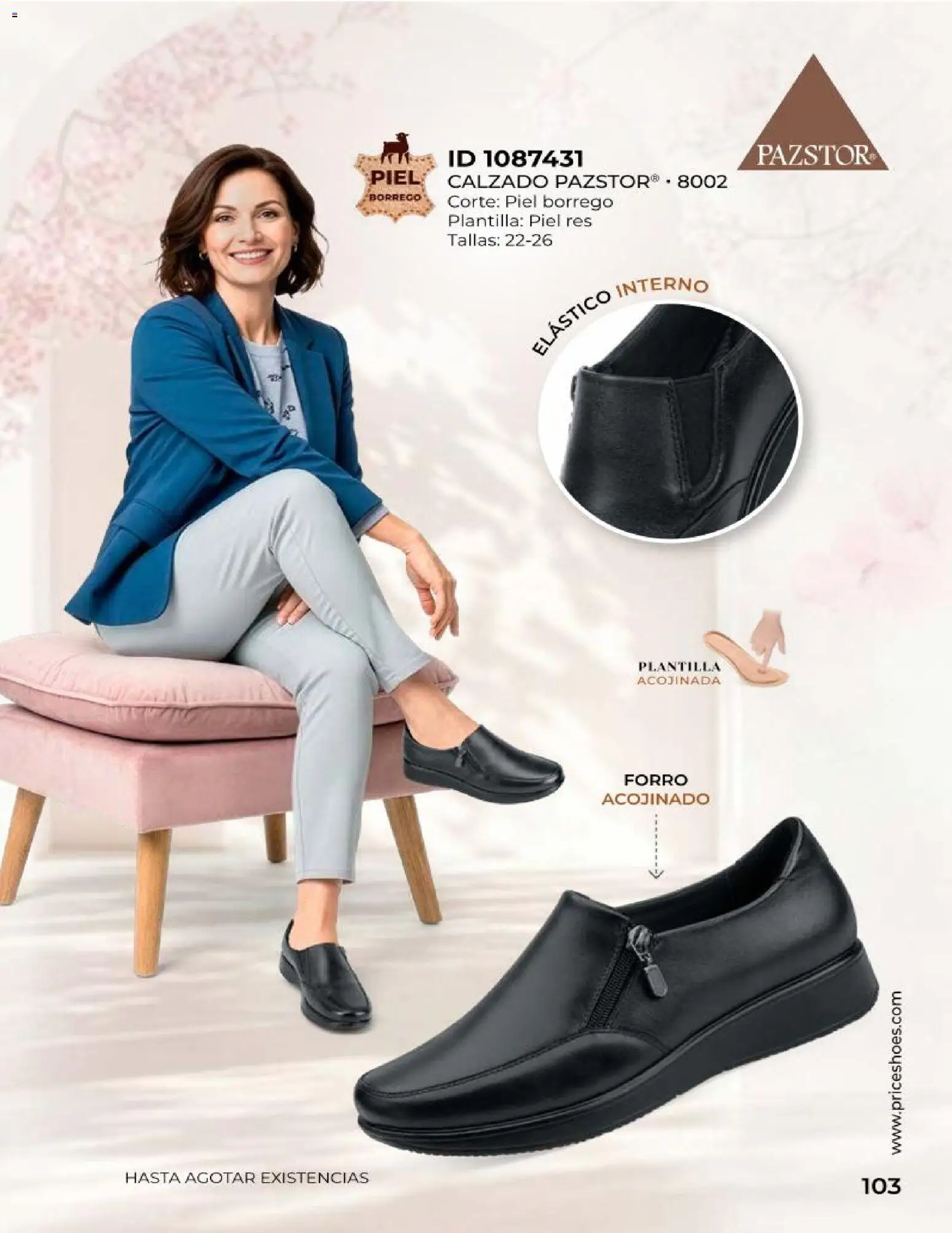 Nuevas ofertas de Price Shoes válidas en toda la República Mexicana desde el 24/08/2026. ¡Encuentra las mejores ofertas en Price Shoes catálogo Confort! | Página: 101 | Productos: Res