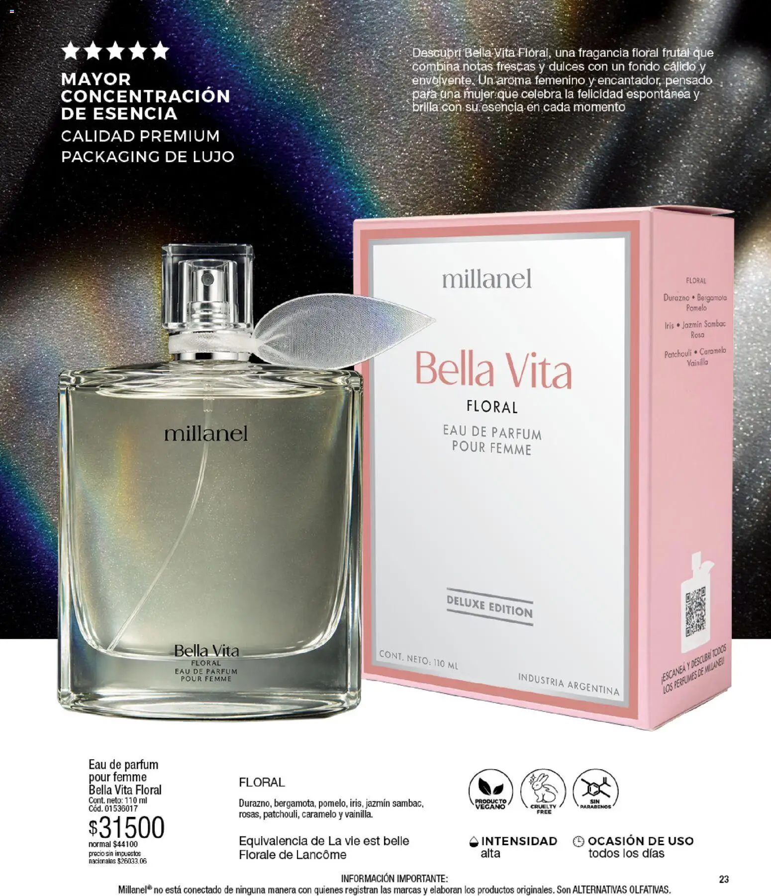 Millanel catálogo │ válido desde el 14/09/2026 | Página: 23 | Productos: Vainilla, Perfumes, Durazno, Pomelo
