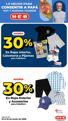 Vista previa de H-E-B folleto, nuevo folleto de la tienda, válido en México a partir del 19/06/2026 | Página: 12 | Productos: Papa, Ropa