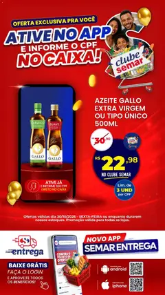 Semar Supermercado ofertas App - Pré-Visualização do folheto da loja Semar Supermercado, válido de 30/10/2026