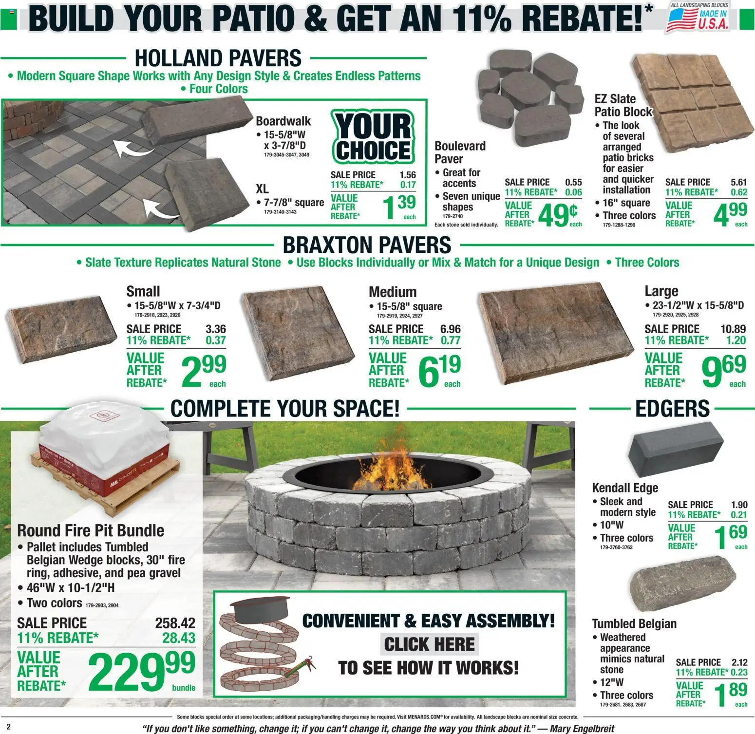 Menards Weekly Ad - valid from 18.06.2026 | Page: 3 | Products: Pea