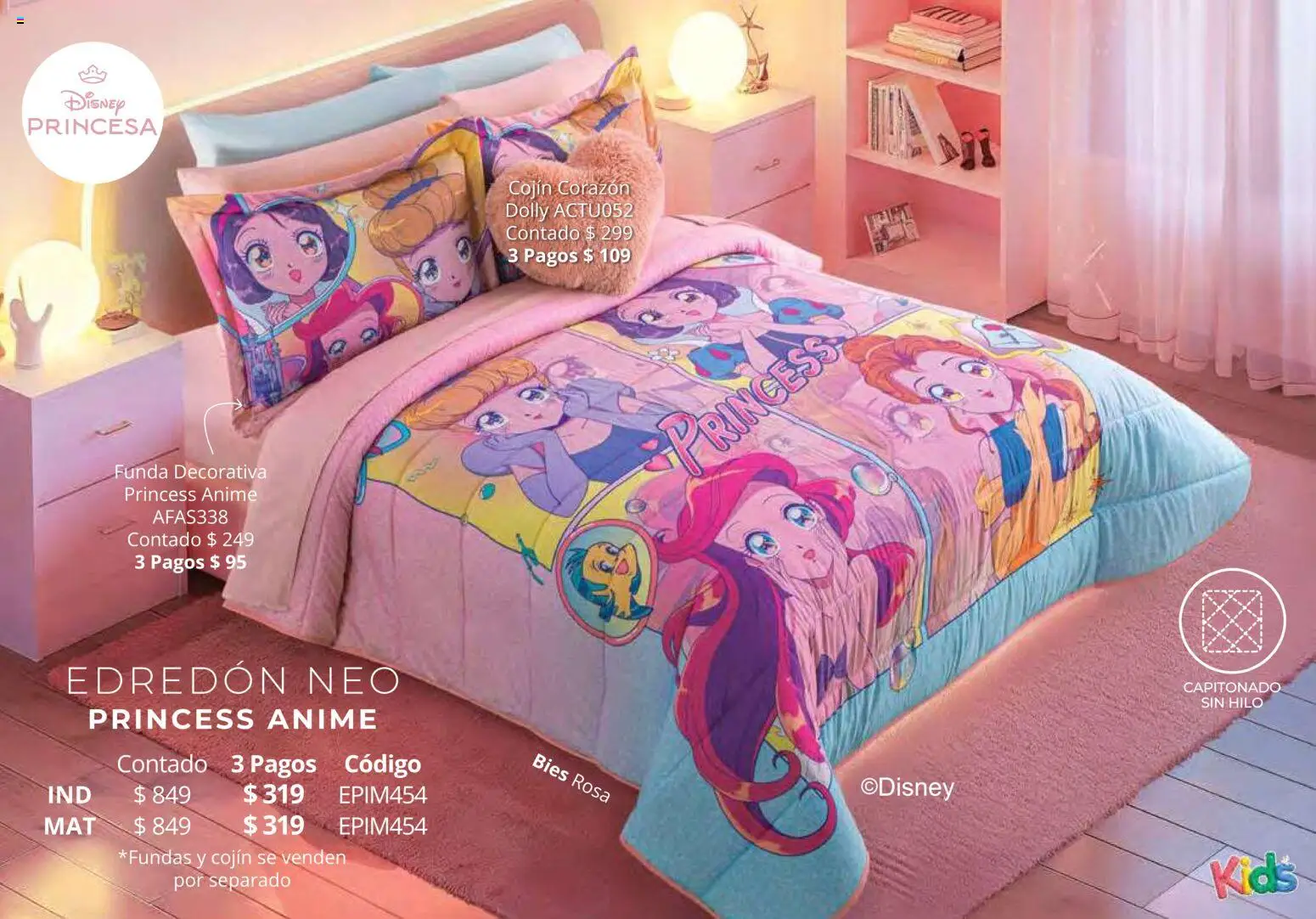 Nuevas ofertas de Colchas Concord válidas en toda la República Mexicana desde el 01.05.2026. ¡Encuentra las mejores ofertas en Colchas Concord catálogo Kids! | Página: 20 | Productos: Funda