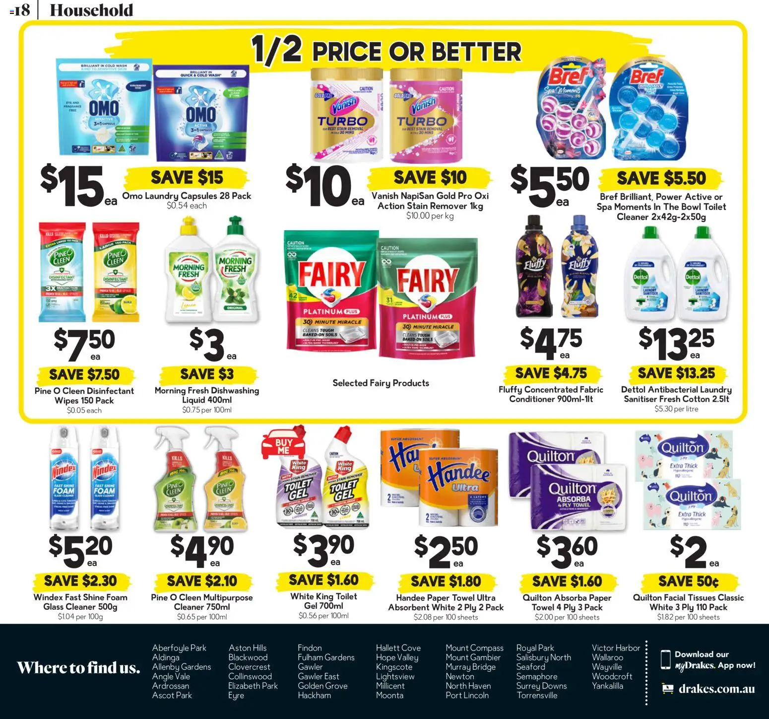 Drakes catalogue - valid from 06.05.2026 | Page: 18 | Products: Cleaner, Stain remover, Laundry, Multipurpose