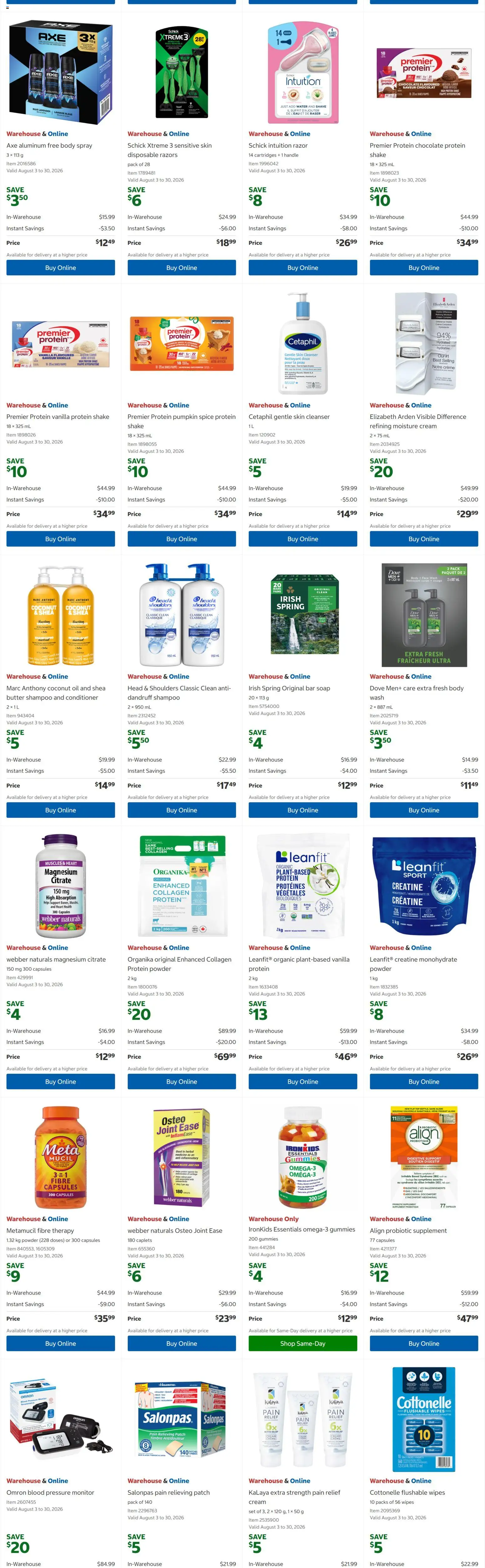 Costco flyer valid from Aug 17, 2026 | Page: 6