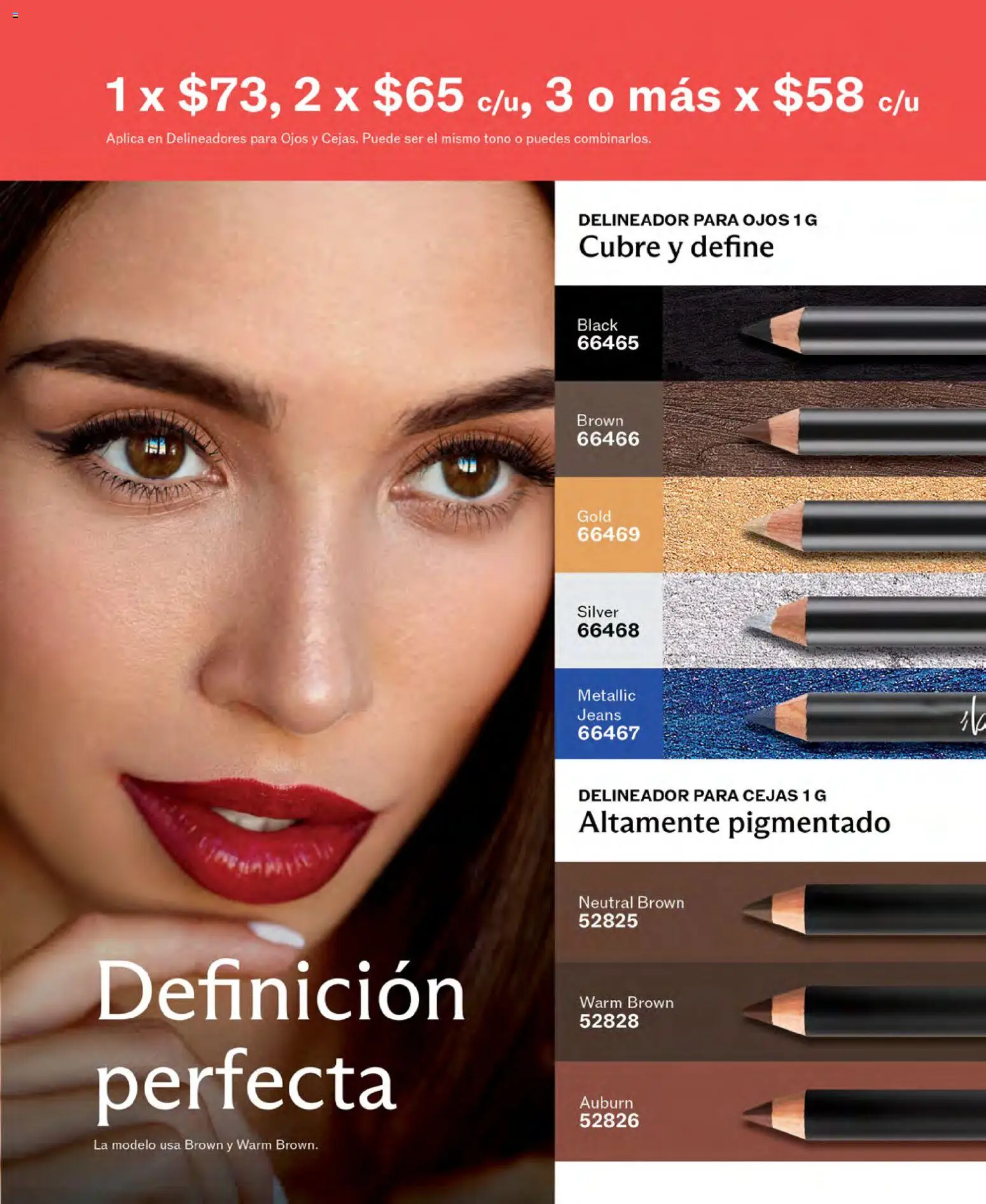 Nuevas ofertas de JAFRA válidas en toda la República Mexicana desde el 01.06.2026. ¡Encuentra las mejores ofertas en JAFRA catálogo! | Página: 73 | Productos: Delineador
