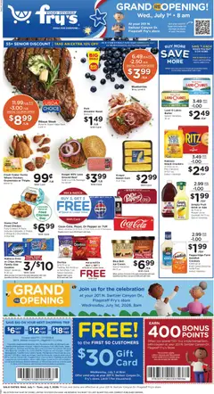 Preview of Fry's Food weekly ads valid from 07/01/2026
