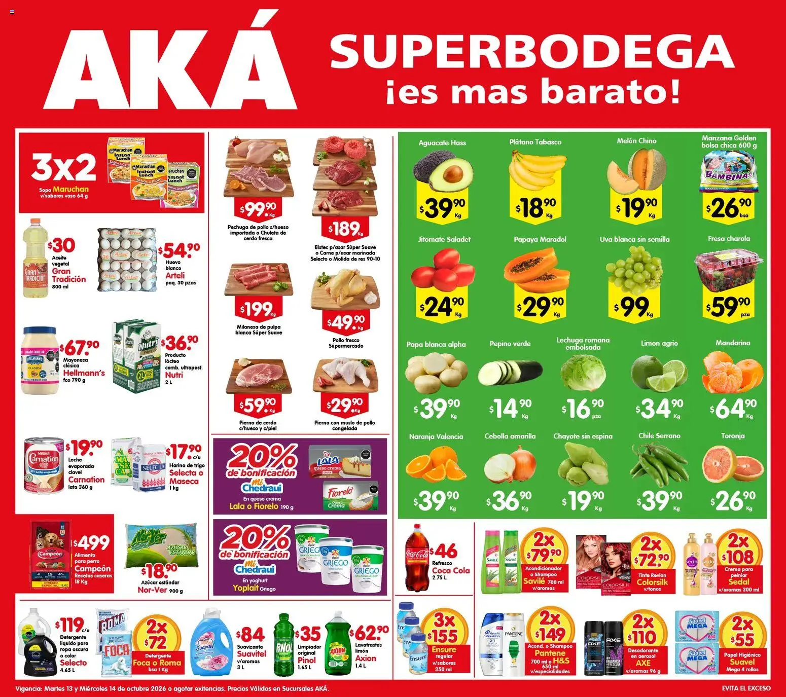 Nuevas ofertas de Arteli válidas en toda la República Mexicana desde el 13/10/2026. ¡Encuentra las mejores ofertas en Arteli folleto Aká Super Bodega! | Página: 1