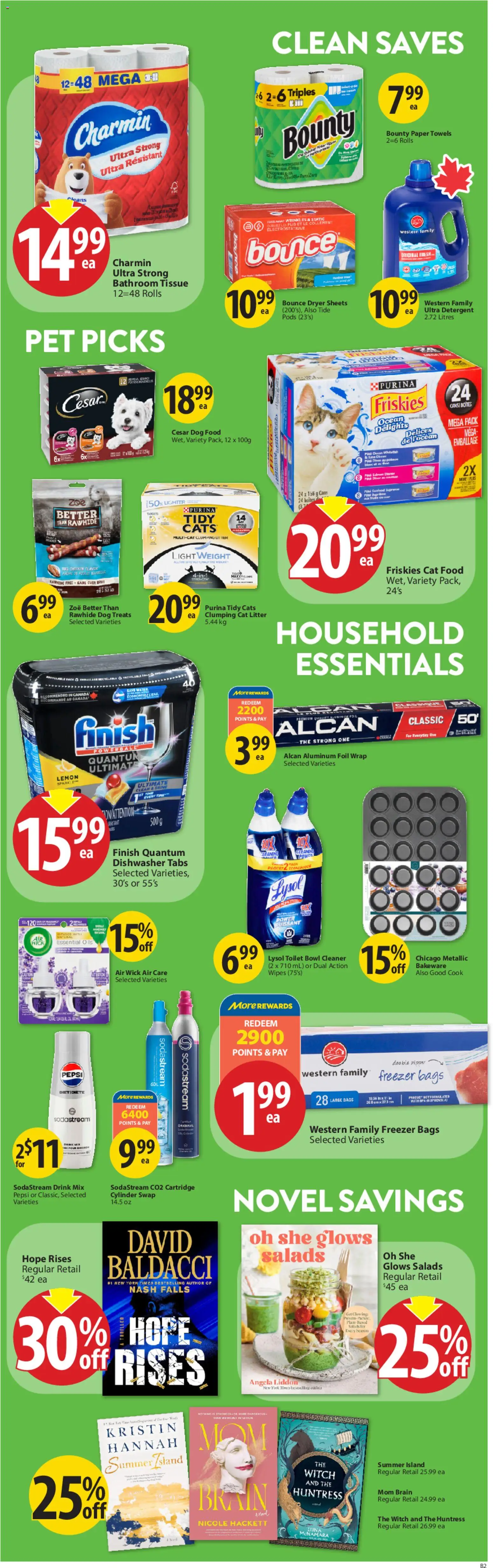 Save on foods flyer valid from 07.05.2026 | Page: 33 | Products: Freezer, Dryer, Dishwasher, Detergent