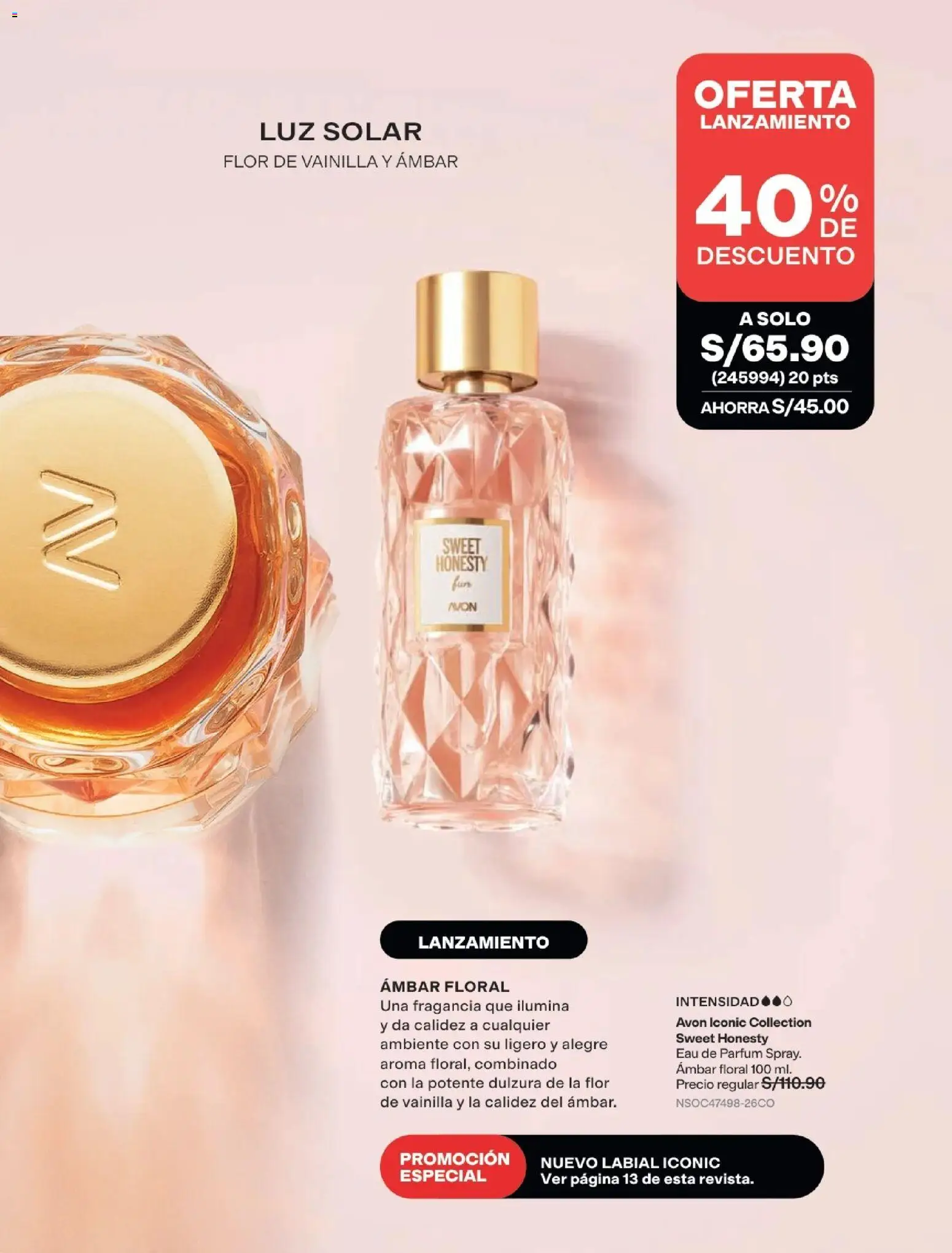Catálogo Avon válido desde 22/07/2026 | Página: 10 | Productos: Vainilla, Dulzura, Fragancia
