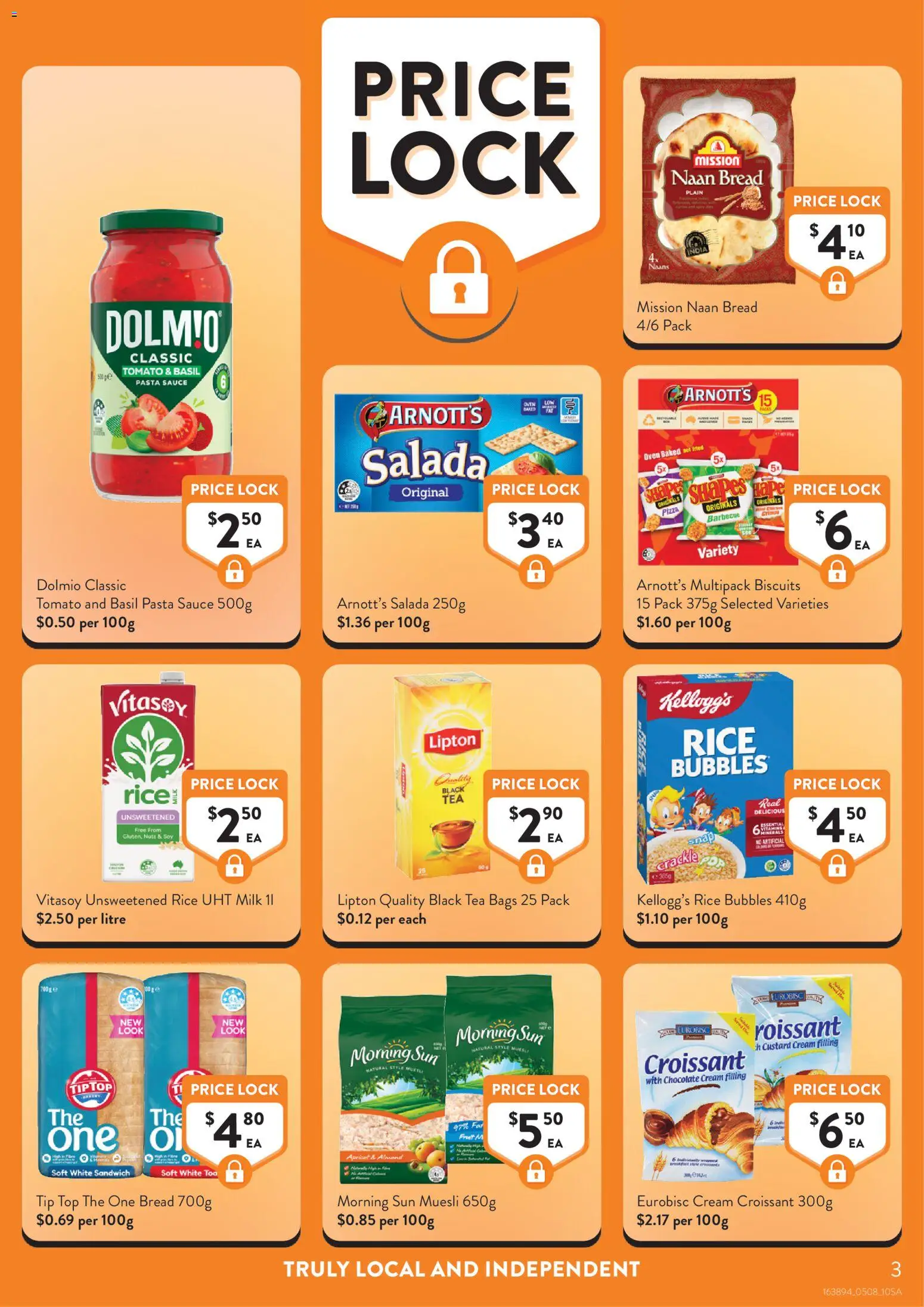 Foodworks catalogue - valid from 05/08/2026 | Page: 3 | Products: Pizza, Tea, Pasta, Cream