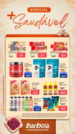 Barbosa Supermercados ofertas Especial Sáudavel - Pré-Visualização do folheto da loja Barbosa Supermercados, válido de 27/10/2026