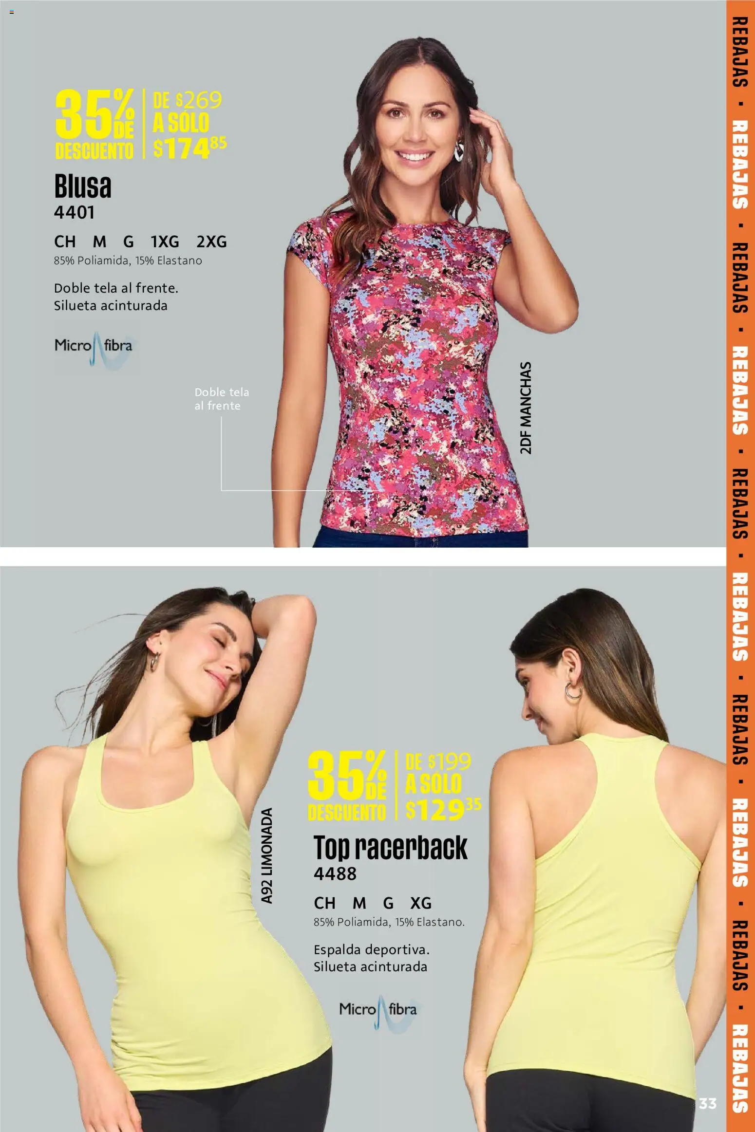Nuevas ofertas de Ilusión válidas en toda la República Mexicana desde el 01.06.2026. ¡Encuentra las mejores ofertas en Ilusión catálogo Rebajas de Verano! | Página: 33 | Productos: Blusa, Top