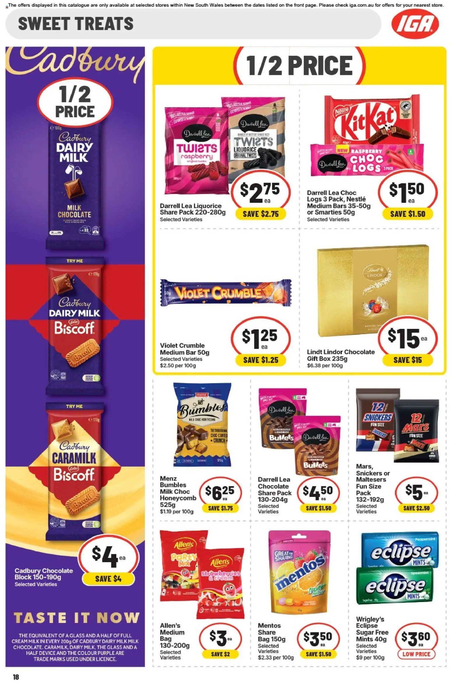 IGA catalogue - valid from 28/07/2026 | Page: 25 | Products: Box, Dairy, Chocolate, Sugar