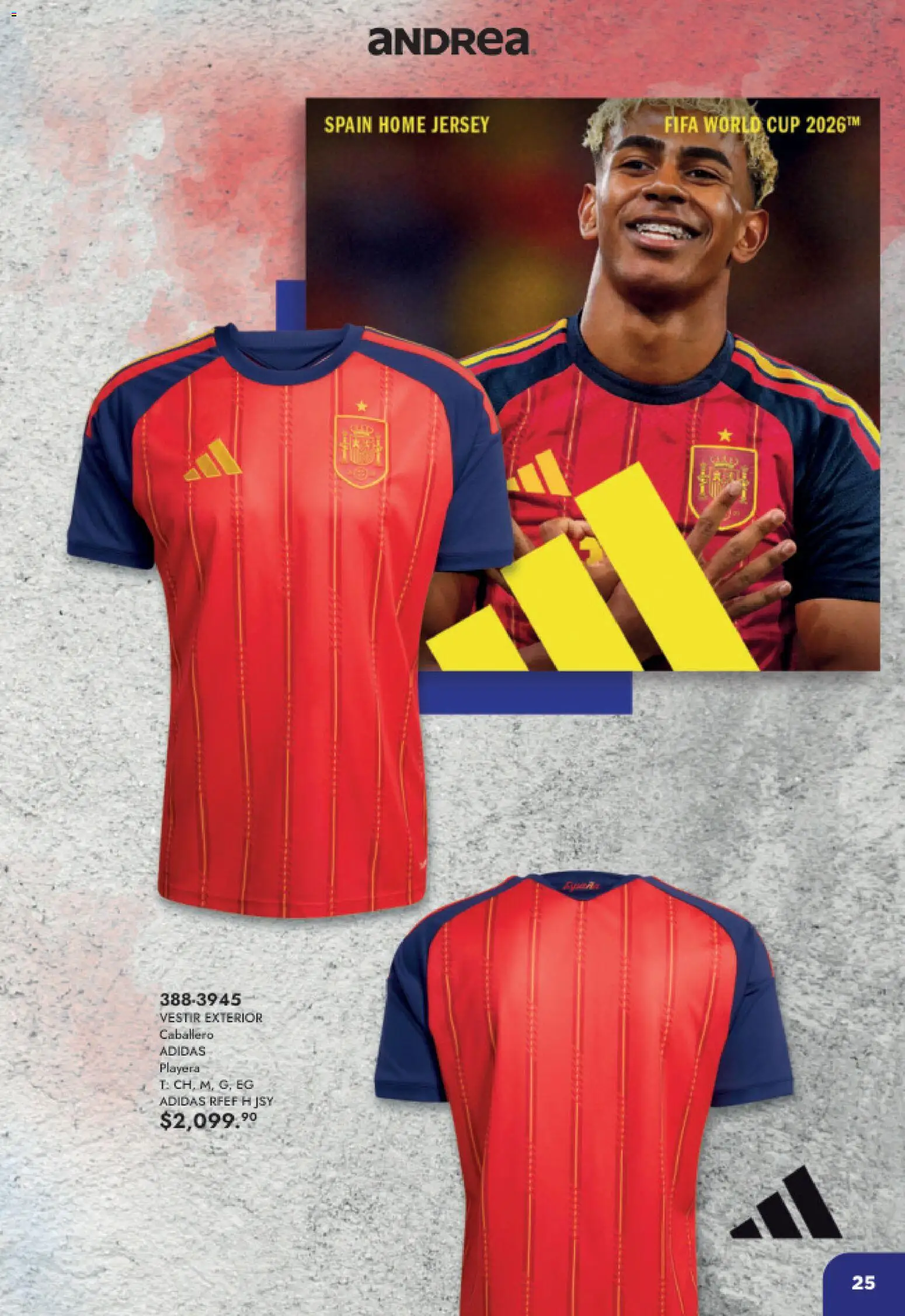 Nuevas ofertas de Andrea válidas en toda la República Mexicana desde el 17.05.2026. ¡Encuentra las mejores ofertas en Andrea catálogo Listos para ganar! | Página: 25 | Productos: Playera