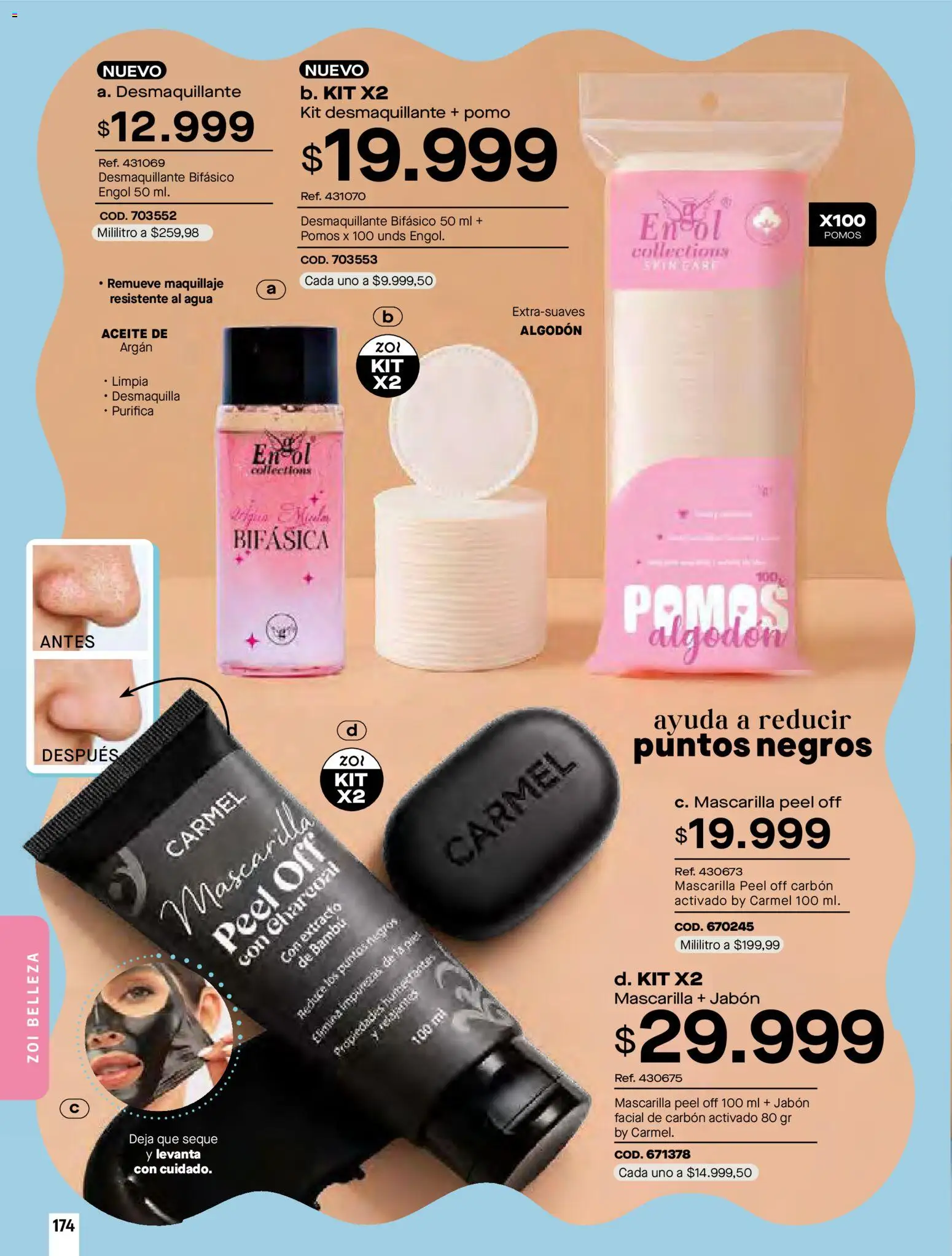 Pacifika revista - valida desde el 01.03.2026 | Página: 176 | Productos: Mascarilla, Jabón, Desmaquillante, Aceite