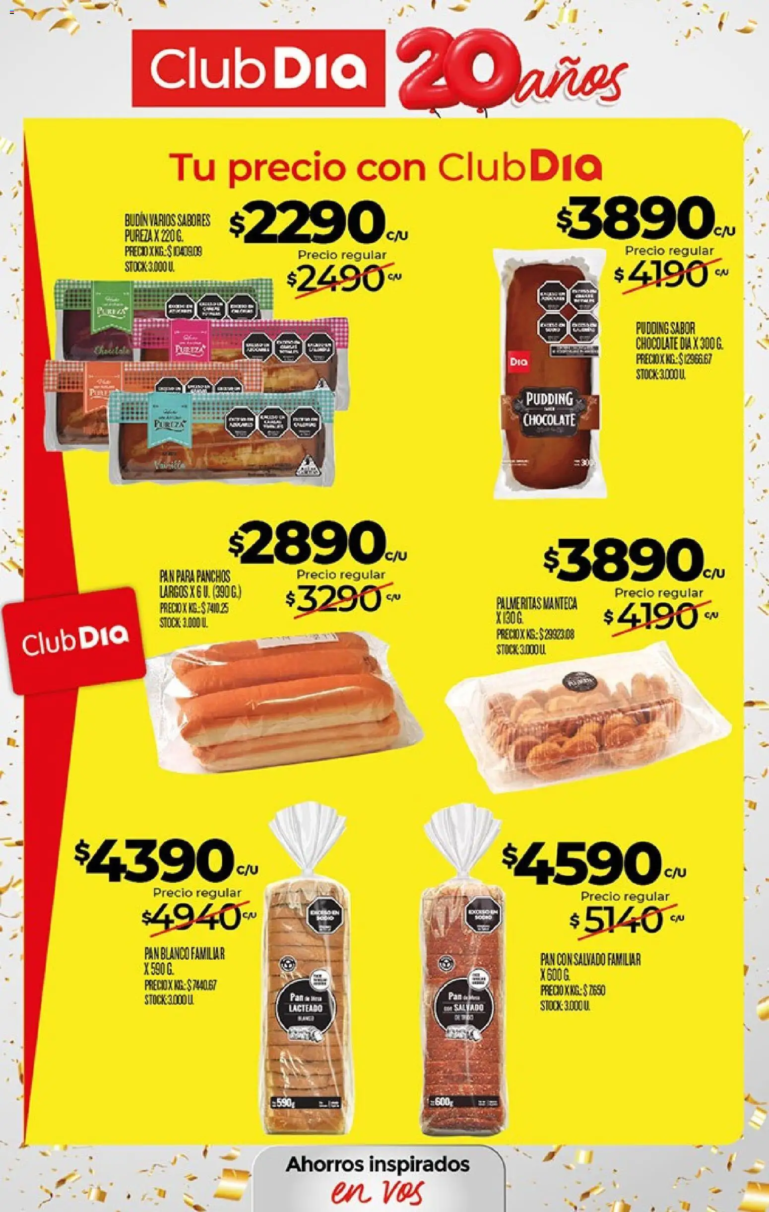 Supermercado DIA Ofertas │ válido desde el 30/09/2026 | Página: 22 | Productos: Budín, Manteca, Pan, Chocolate
