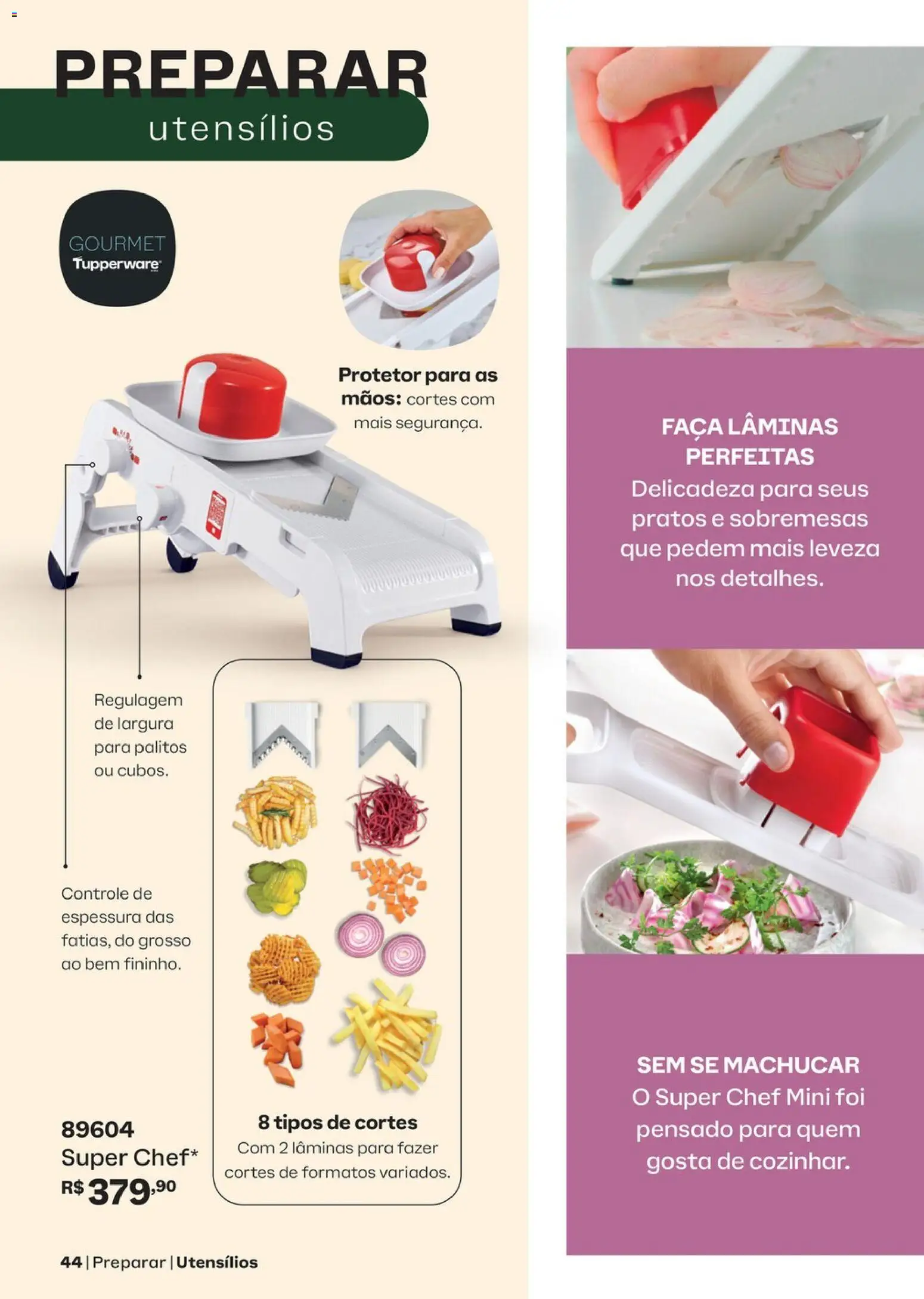 Tupperware Folheto - válido de 01/09/2026 | Página: 44 | Produtos: Faca