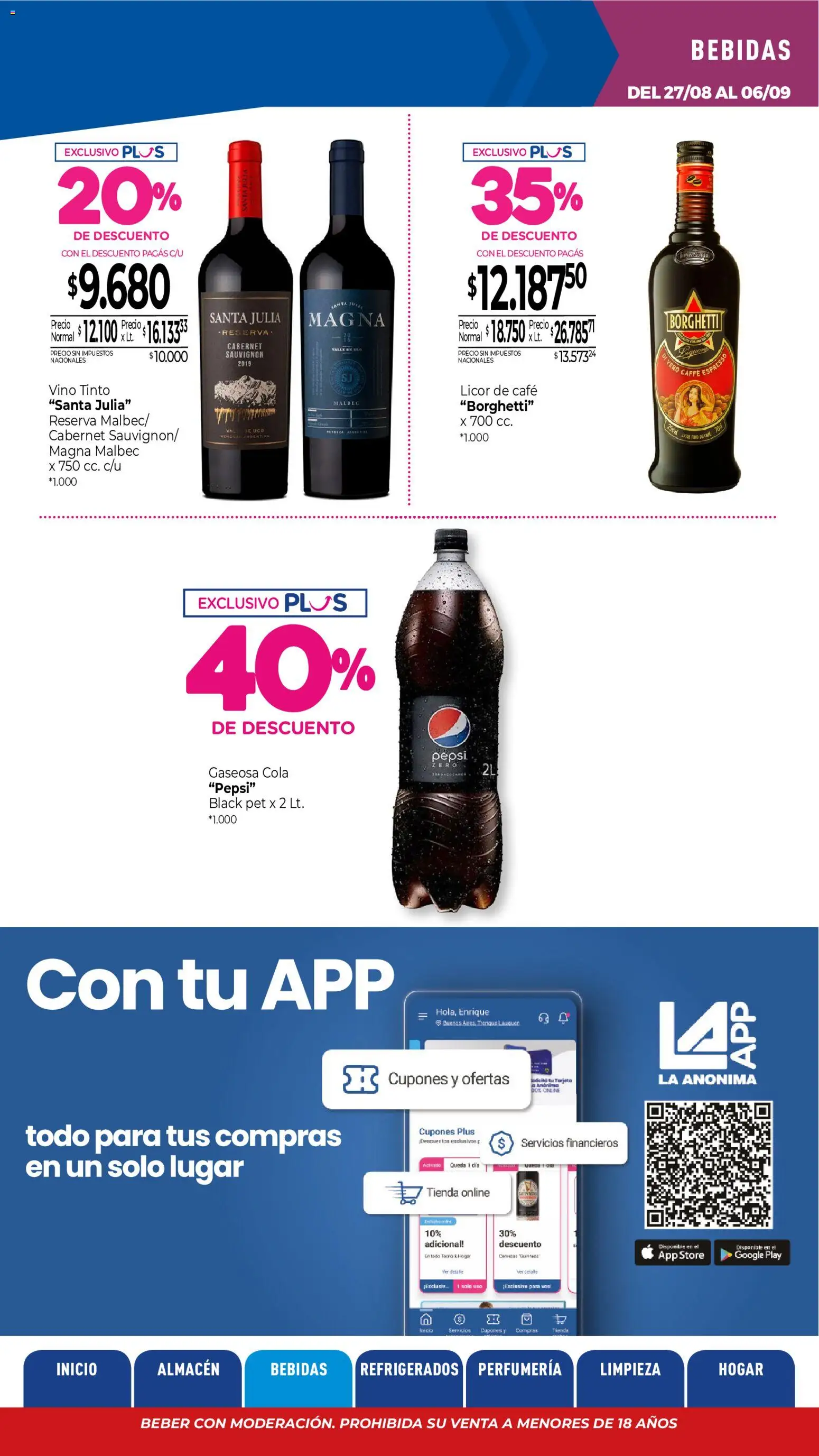 La Anonima catálogo │ válido desde el 27/08/2026 | Página: 17