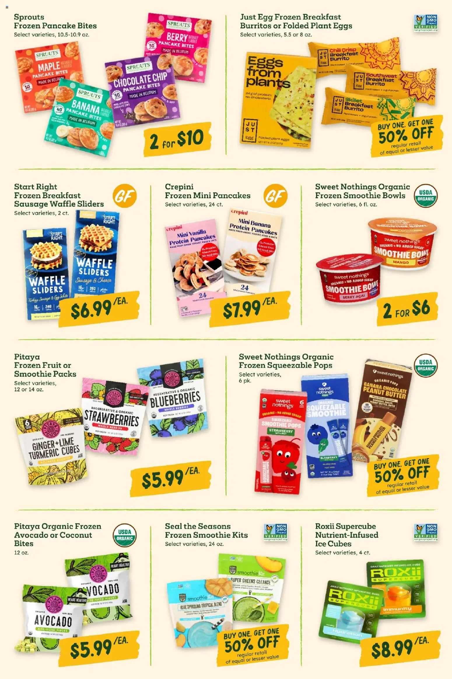 Sprouts Monthly Ad - valid from 27.05.2026 | Page: 21 | Products: Strawberries, Sugar, Greens, Chocolate Chip