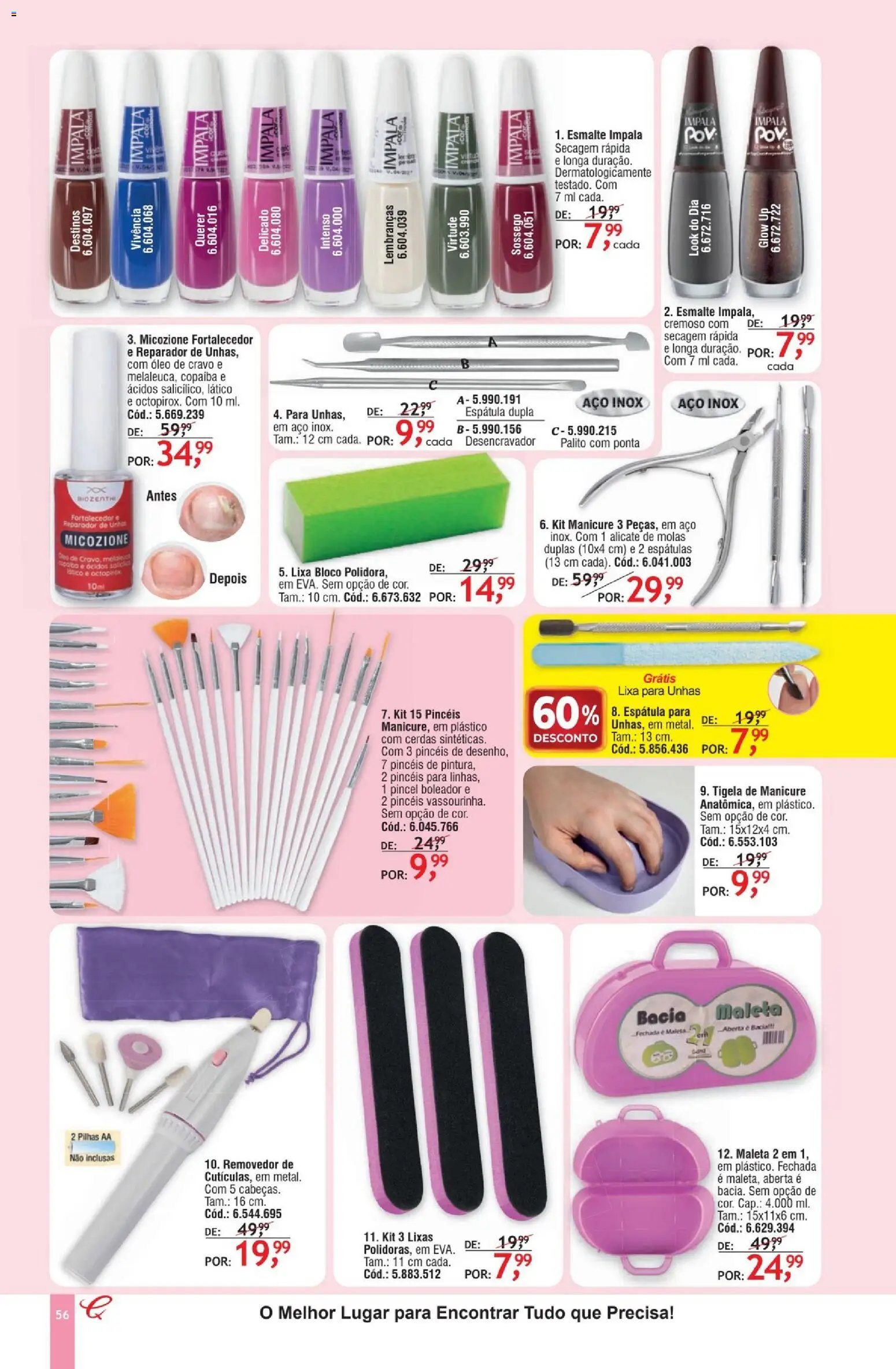 Quatro Estações Folheto - válido de 01/08/2026 | Página: 56 | Produtos: Óleo, Espátula, Cabo, Tigela