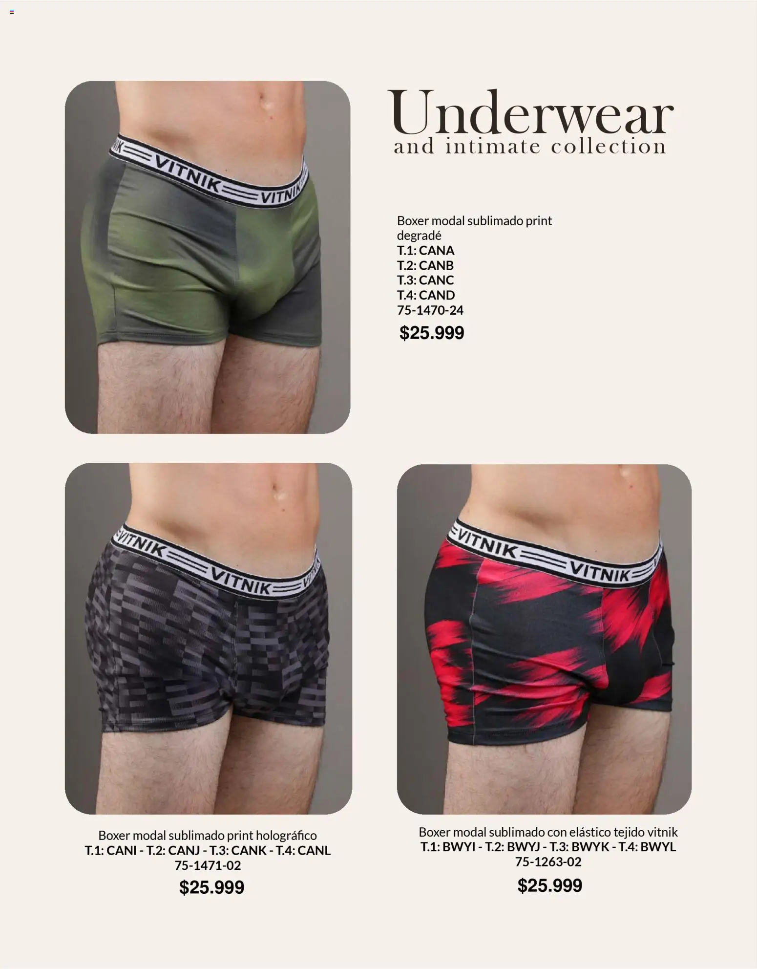 Vitnik - Underwear & Complements │ válido desde el 01/04/2026 | Página: 66
