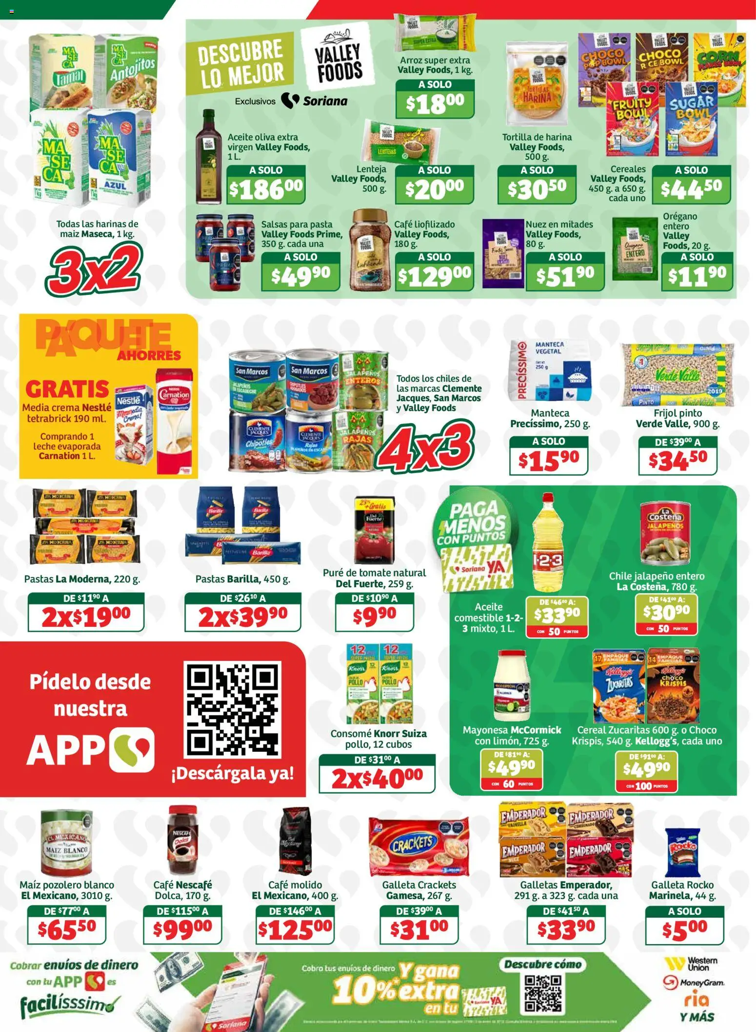 Nuevas ofertas de Soriana válidas en toda la República Mexicana desde el 11/09/2026. ¡Encuentra las mejores ofertas en Soriana Híper - En México oferta se dice Soriana Híper Nacional! | Página: 2 | Productos: Aceite, Nuez, Arroz, Pasta