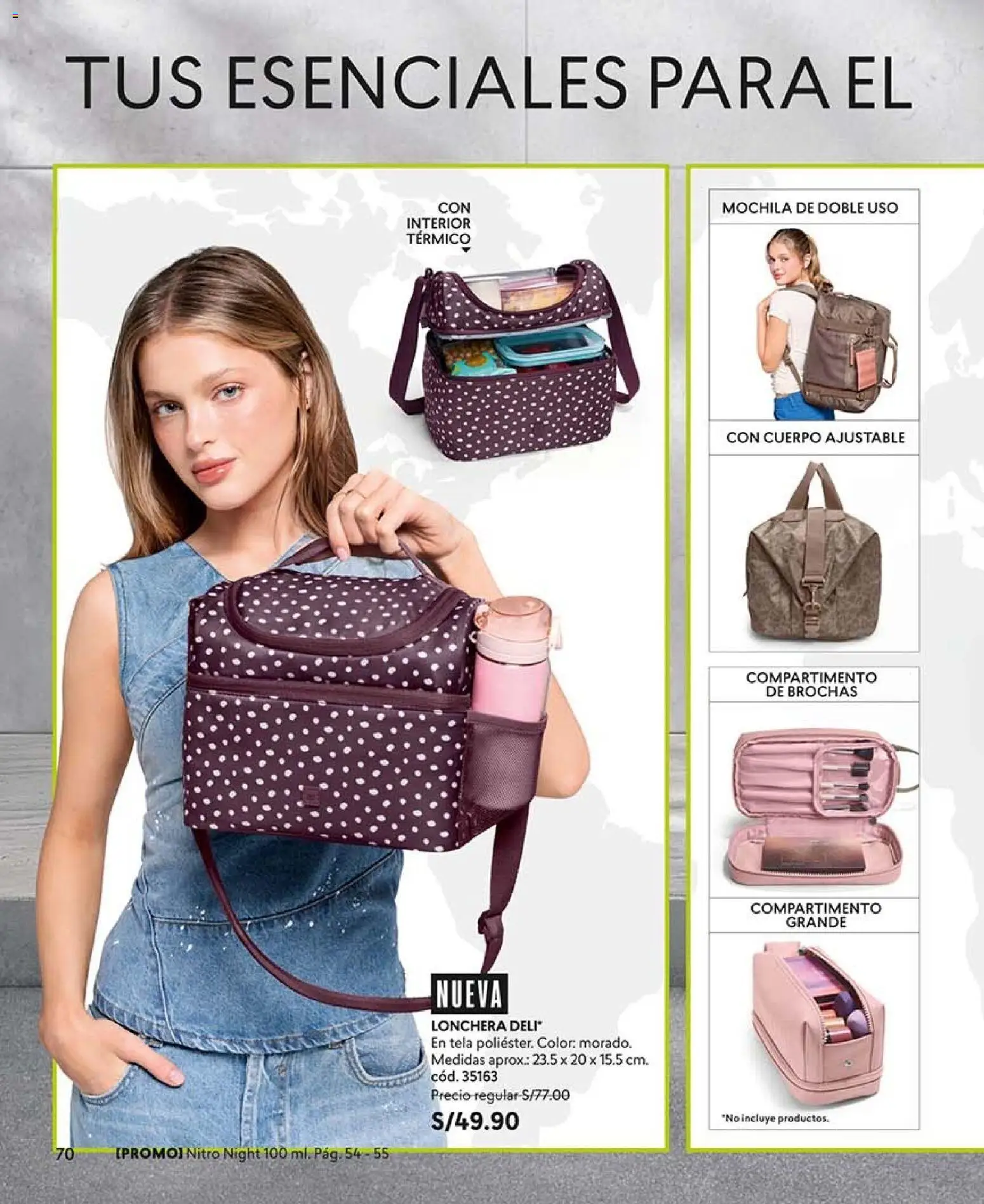 Catálogo CyZone válido desde 09/09/2026 | Página: 70 | Productos: Lonchera, Mochila