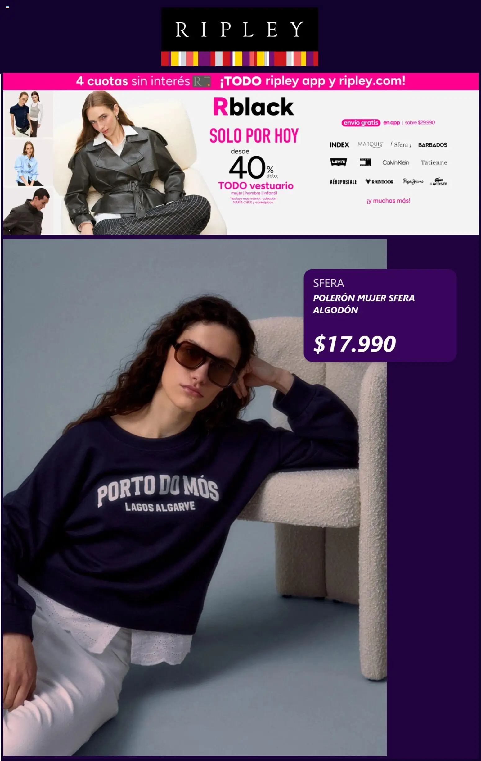 Ripley Ofertas │ válido desde el 02.08.2026 | Página: 5 | Productos: Algodón, Sobre, Poleron, Ropa