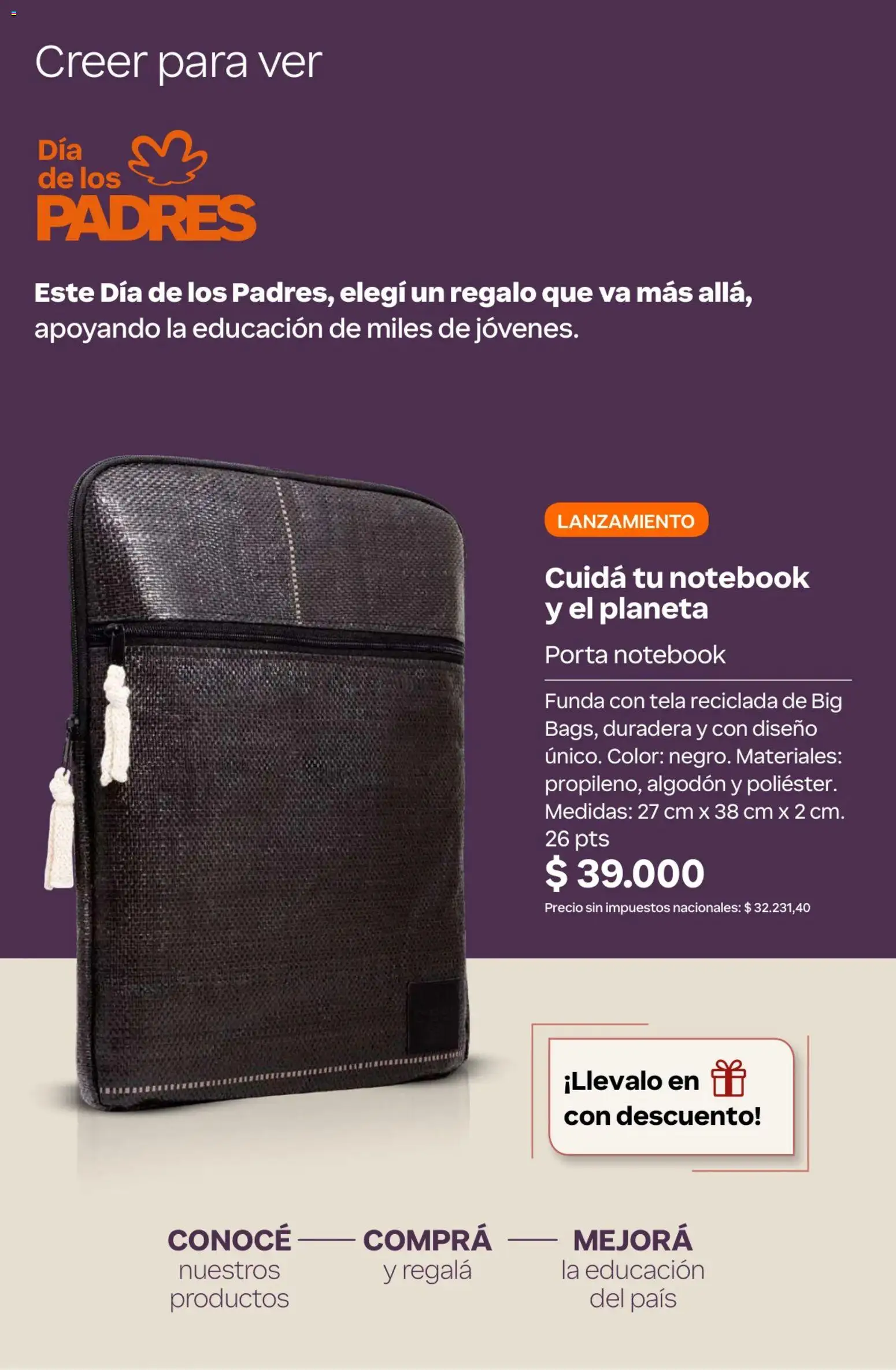 Catálogo Natura Ciclo 7 │ válido desde el 06.05.2026 | Página: 262 | Productos: Algodón, Notebook
