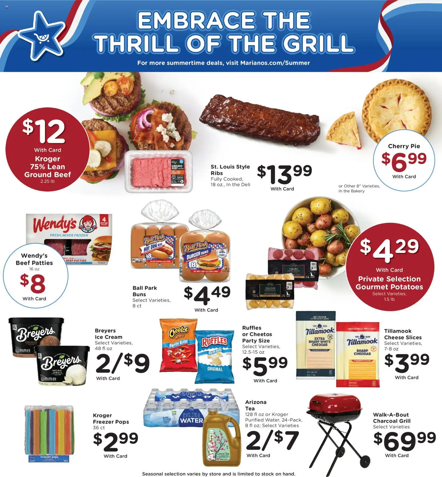 Mariano's Weekly Ad - valid from 08/26/2026 | Page: 11 | Products: Beef, Cream, Ice cream, Grill
