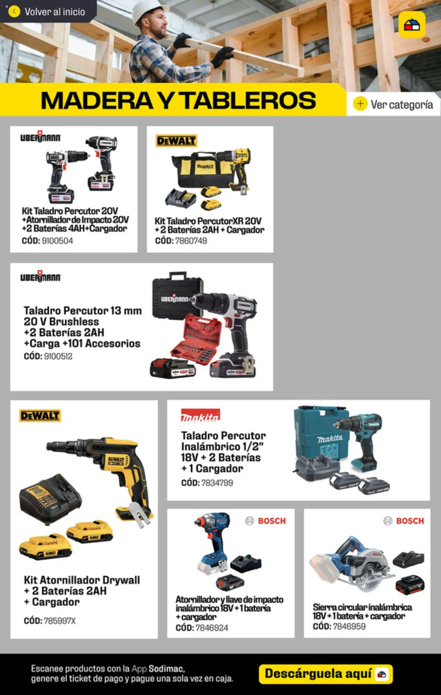 Sodimac ofertas  │ válido desde el 03.04.2026 | Página: 5 | Productos: Taladro, Sierra, Batería, Llave