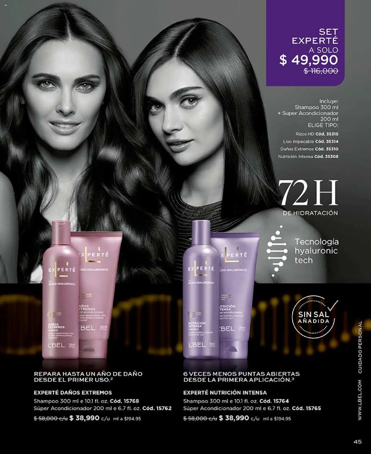 L'Bel revista - valida desde el 13.04.2026 | Página: 47 | Productos: Sal, Shampoo, Acondicionador