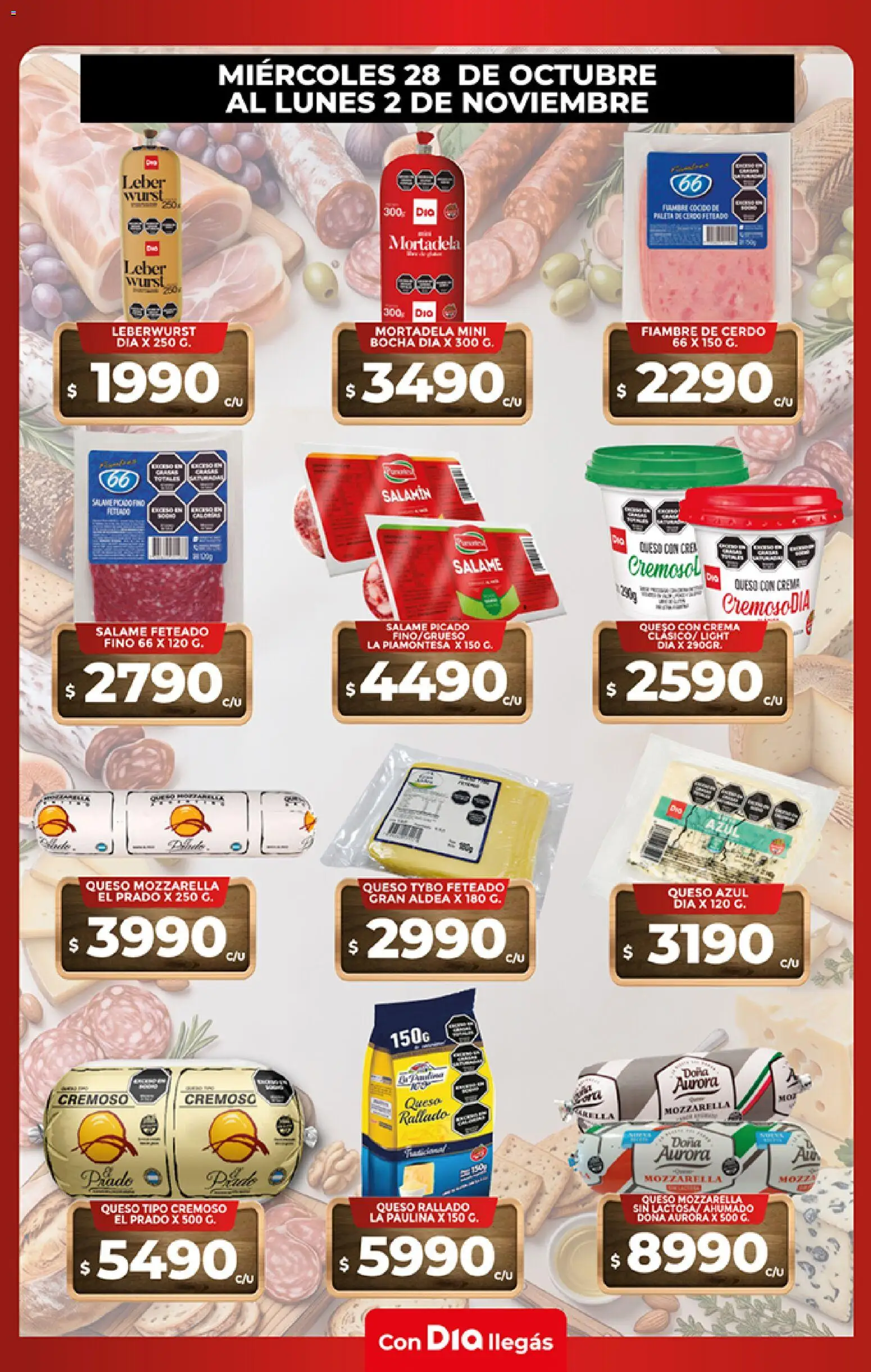 Supermercado DIA - Folleto Frescos │ válido desde el 28/10/2026 | Página: 2