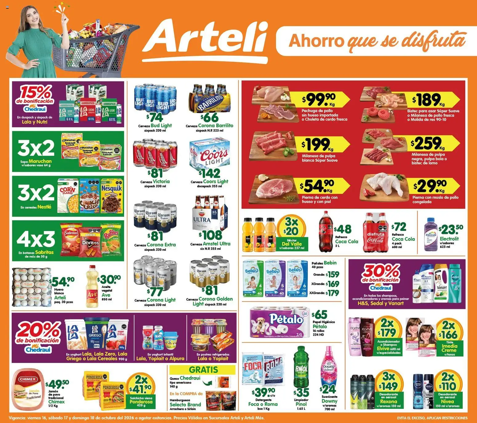 Nuevas ofertas de Arteli válidas en toda la República Mexicana desde el 16/10/2026. ¡Encuentra las mejores ofertas en Arteli folleto! | Página: 1
