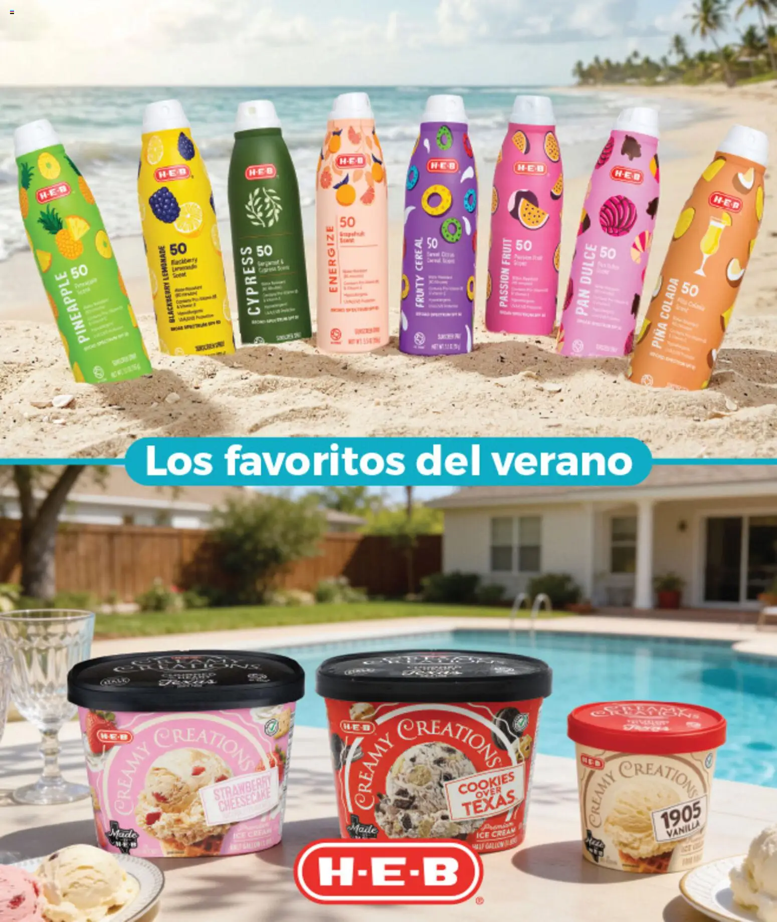 Nuevas ofertas de H-E-B válidas en toda la República Mexicana desde el 01/07/2026. ¡Encuentra las mejores ofertas en H-E-B folleto Celebra! | Página: 53 | Productos: Pan dulce, Pan, Piña