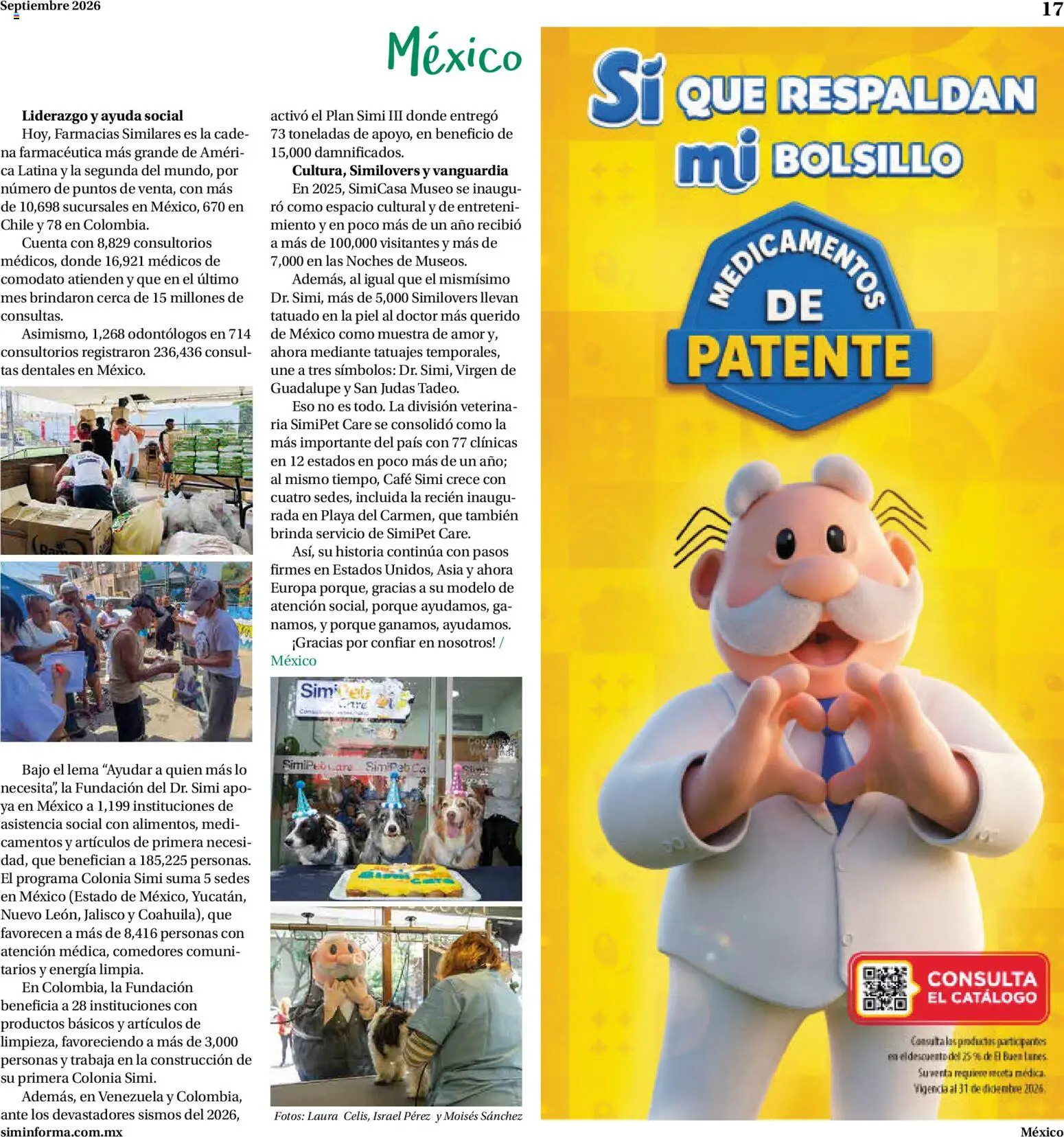 Nuevas ofertas de Farmacias Similares válidas en toda la República Mexicana desde el 01/09/2026. ¡Encuentra las mejores ofertas en Farmacias Similares catálogo! | Página: 17