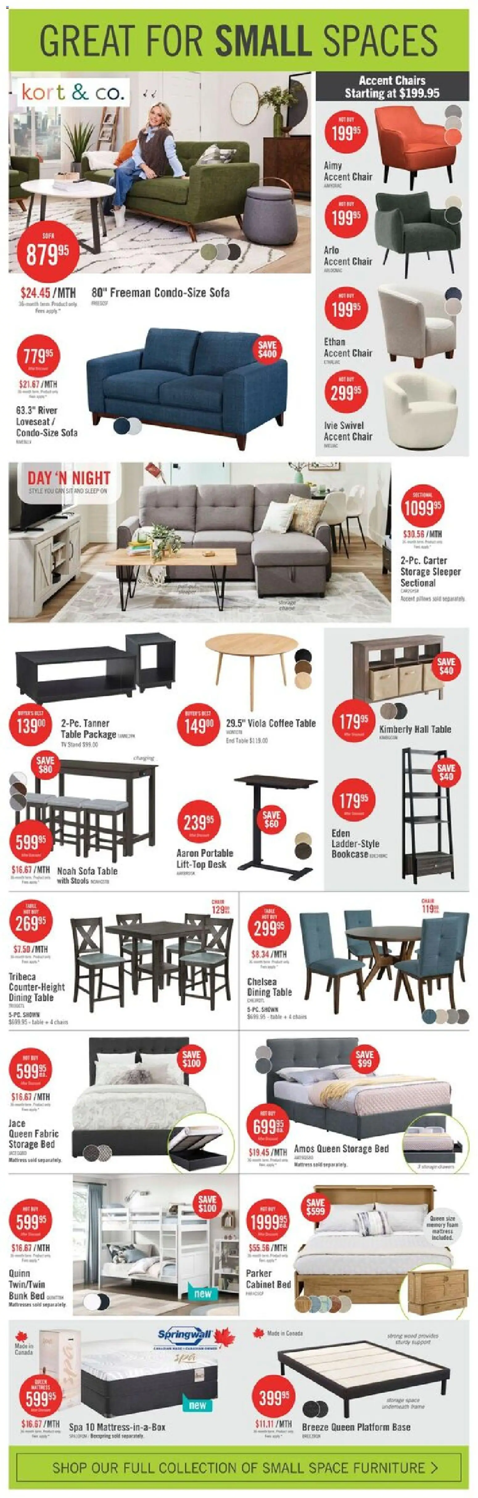 The Brick flyer valid from 22.05.2026 | Page: 7 | Products: Sofa, Chair, Cabinet, Coffee